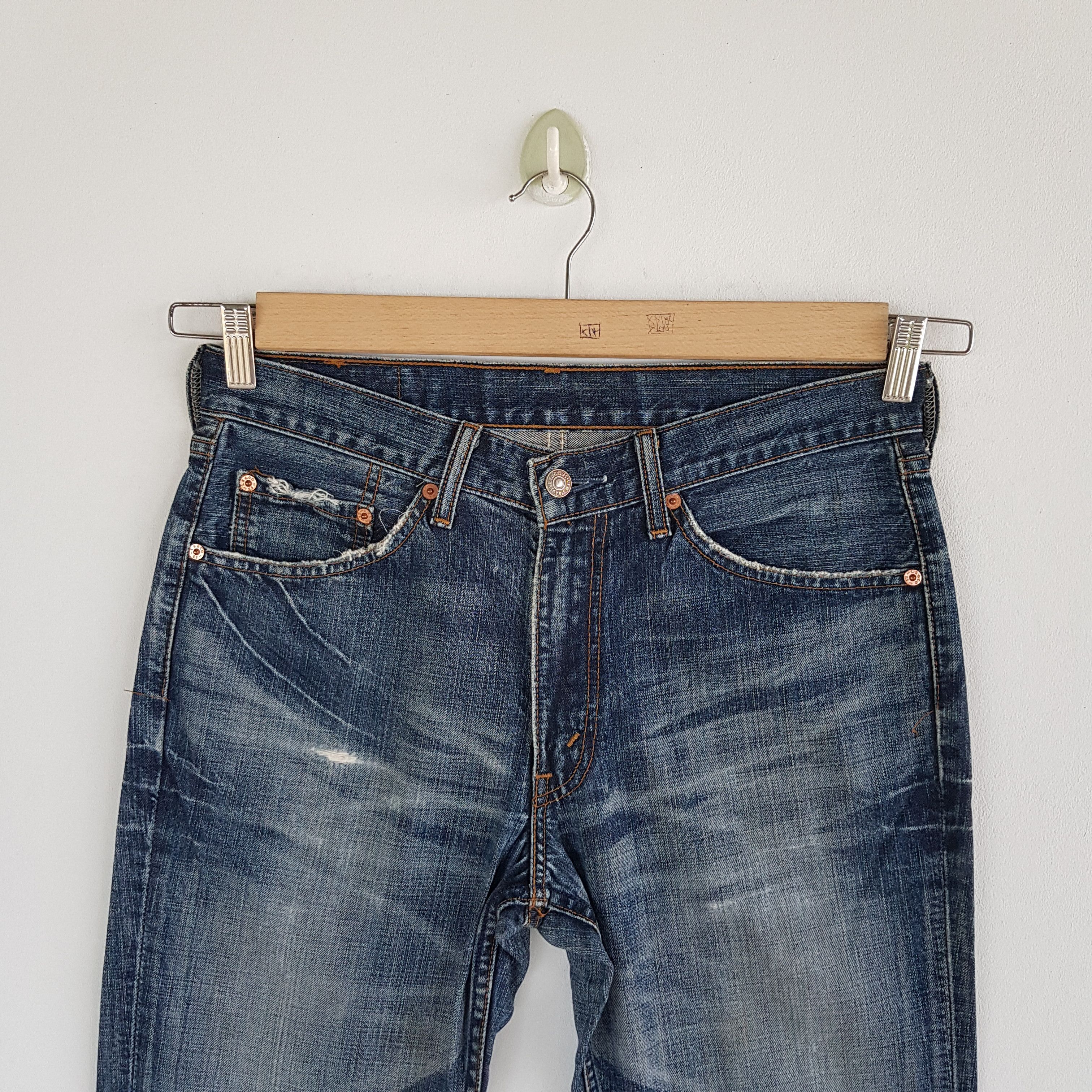 Levi's Vintage Levis 517 Bell Bottom Jeans Levi's Flare Denim Pants Size US 30 / EU 46 - 5 Thumbnail