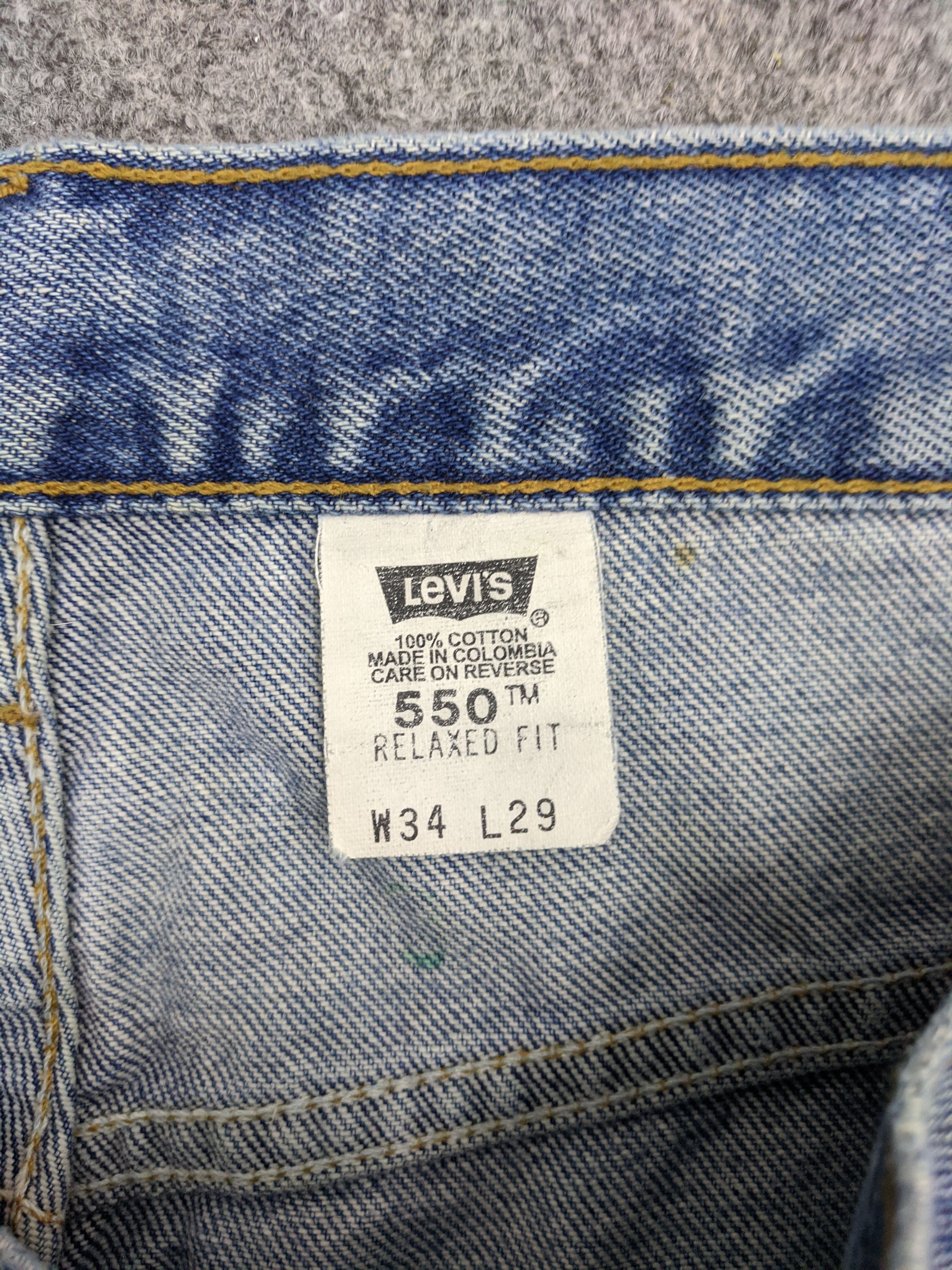 Levi's × Vintage Vintage Levis 550 Jeans DP0765 Size US 34 / EU 50 - 6 Thumbnail