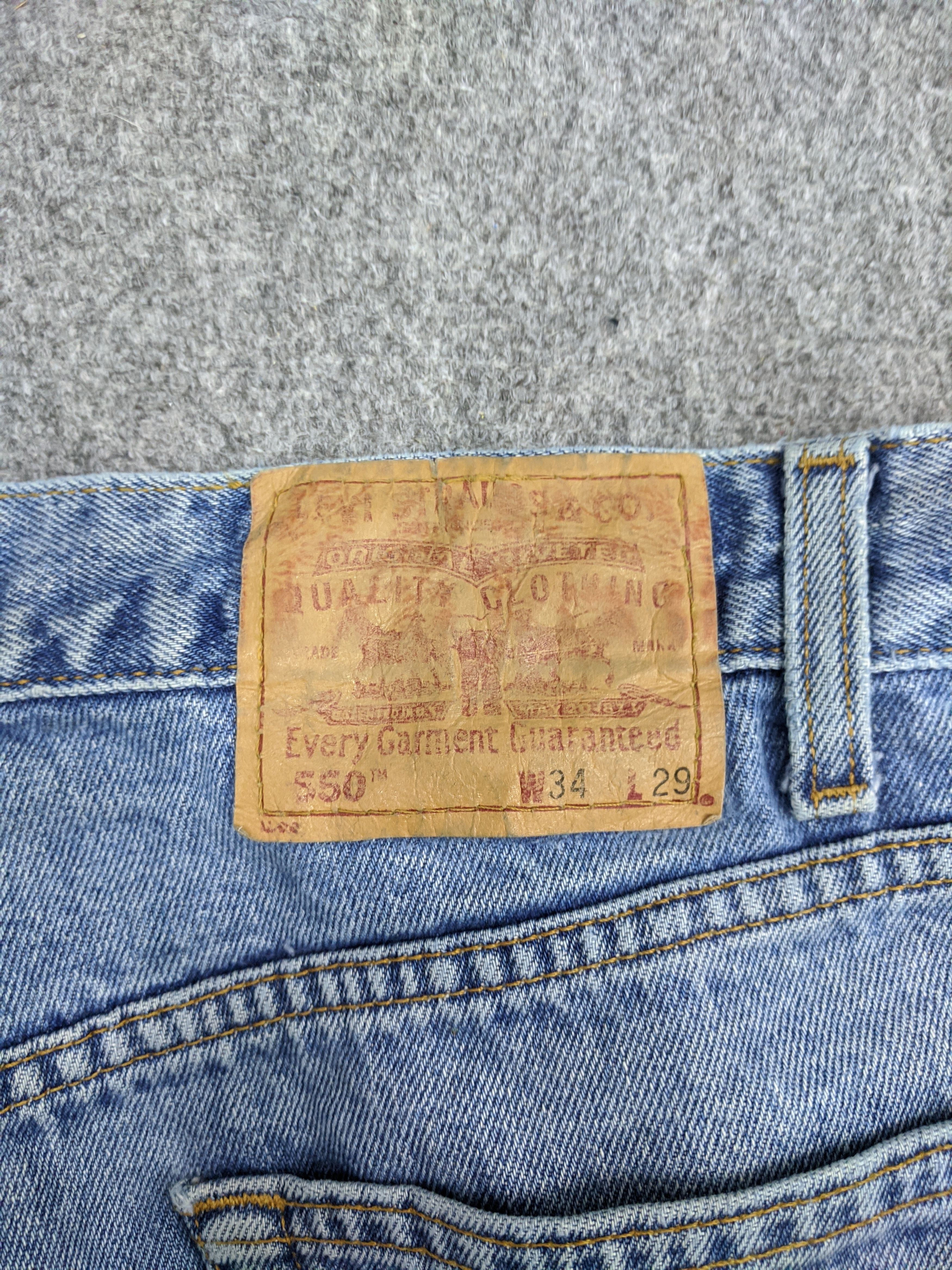 Levi's × Vintage Vintage Levis 550 Jeans DP0765 Size US 34 / EU 50 - 5 Thumbnail