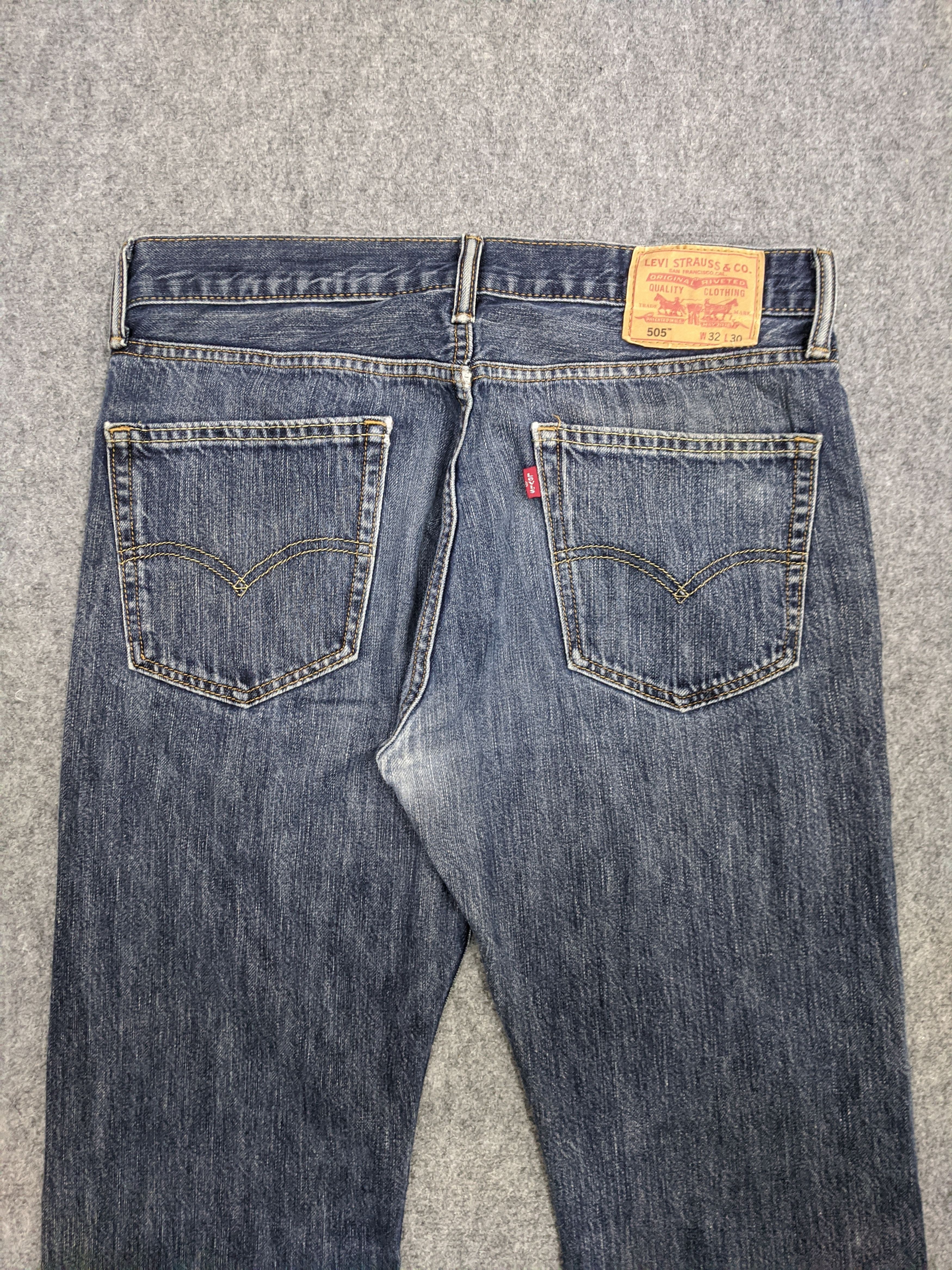 Levi's Vintage Levis 505 Light Wash Jeans DP0756 Size US 34 / EU 50 - 4 Thumbnail
