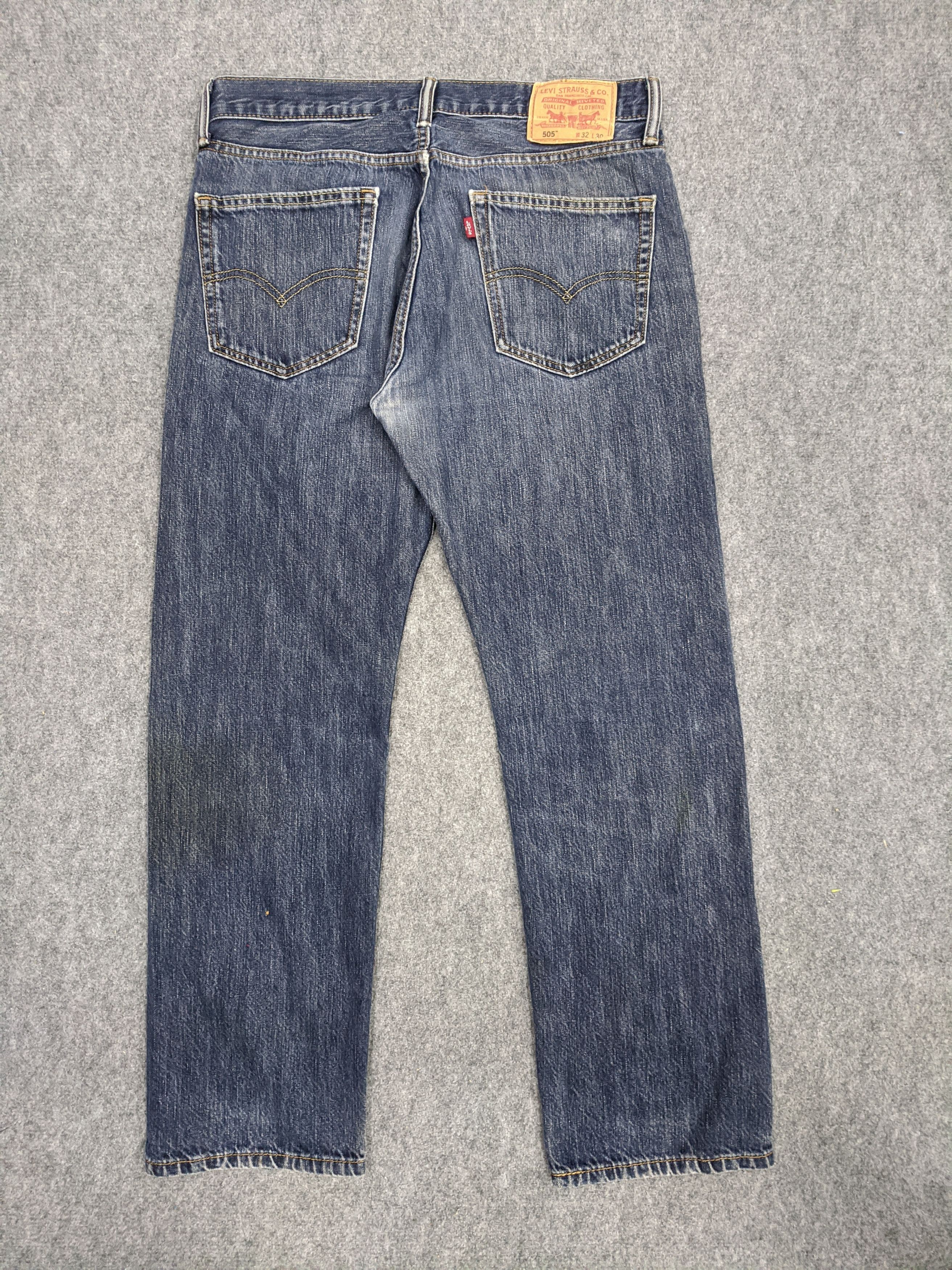 Levi's Vintage Levis 505 Light Wash Jeans DP0756 Size US 34 / EU 50 - 3 Thumbnail