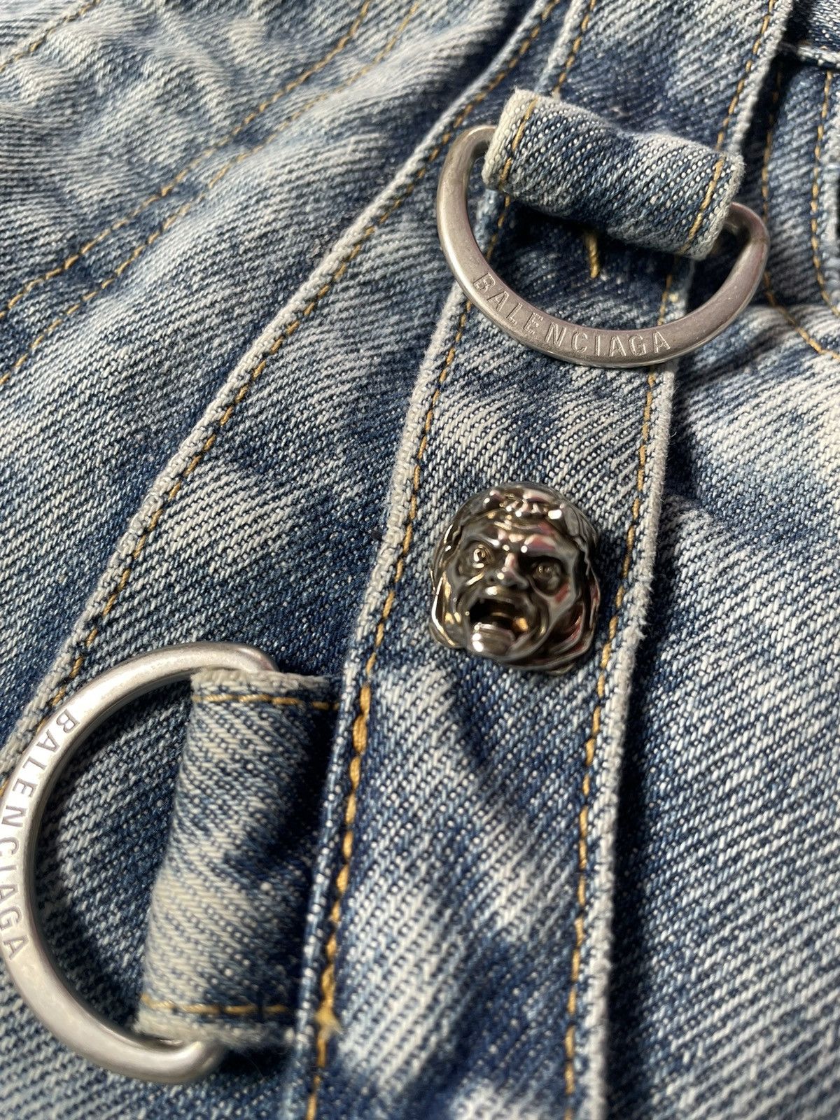 Balenciaga Balenciaga Raver Denim Size US 29 - 2 Thumbnail