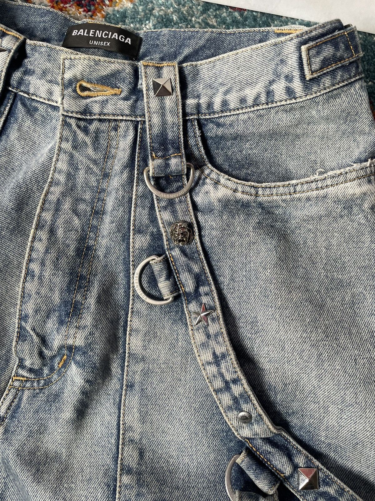 Balenciaga Balenciaga Raver Denim Size US 29 - 1 Thumbnail