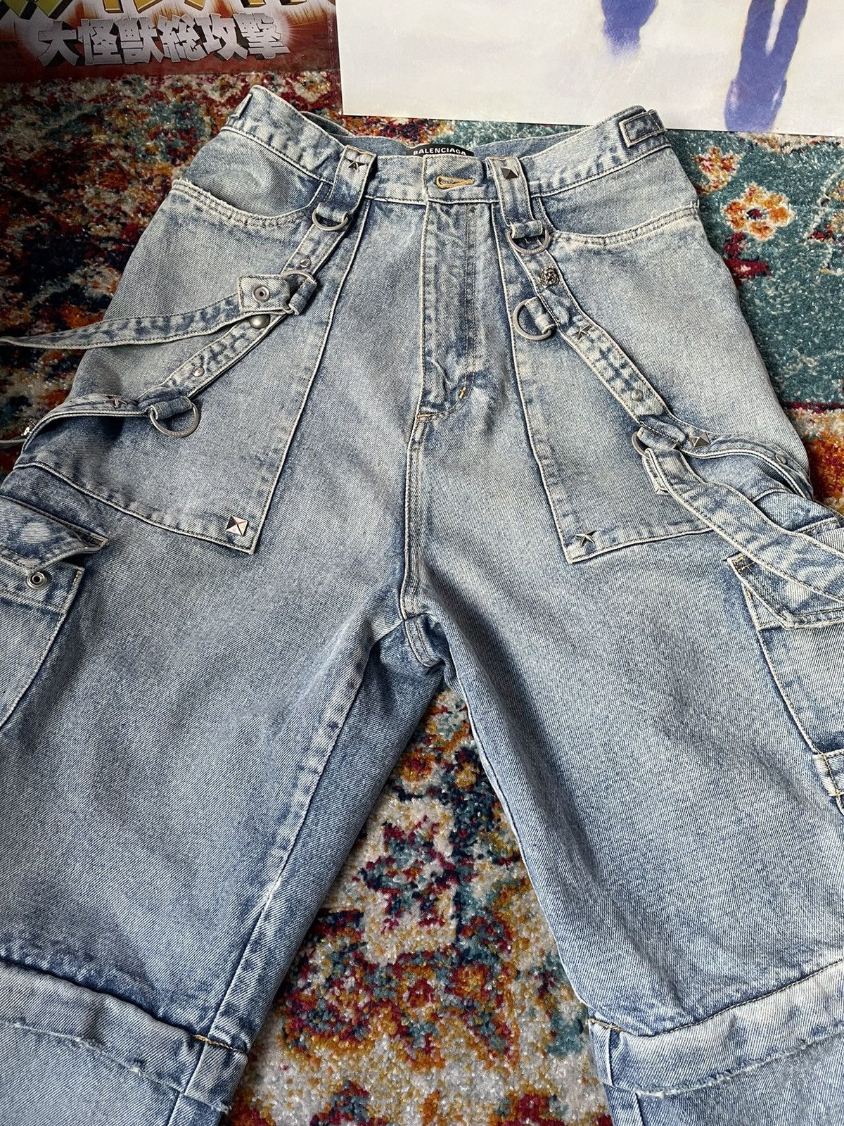 Balenciaga Balenciaga Raver Denim Size US 29 - 3 Thumbnail