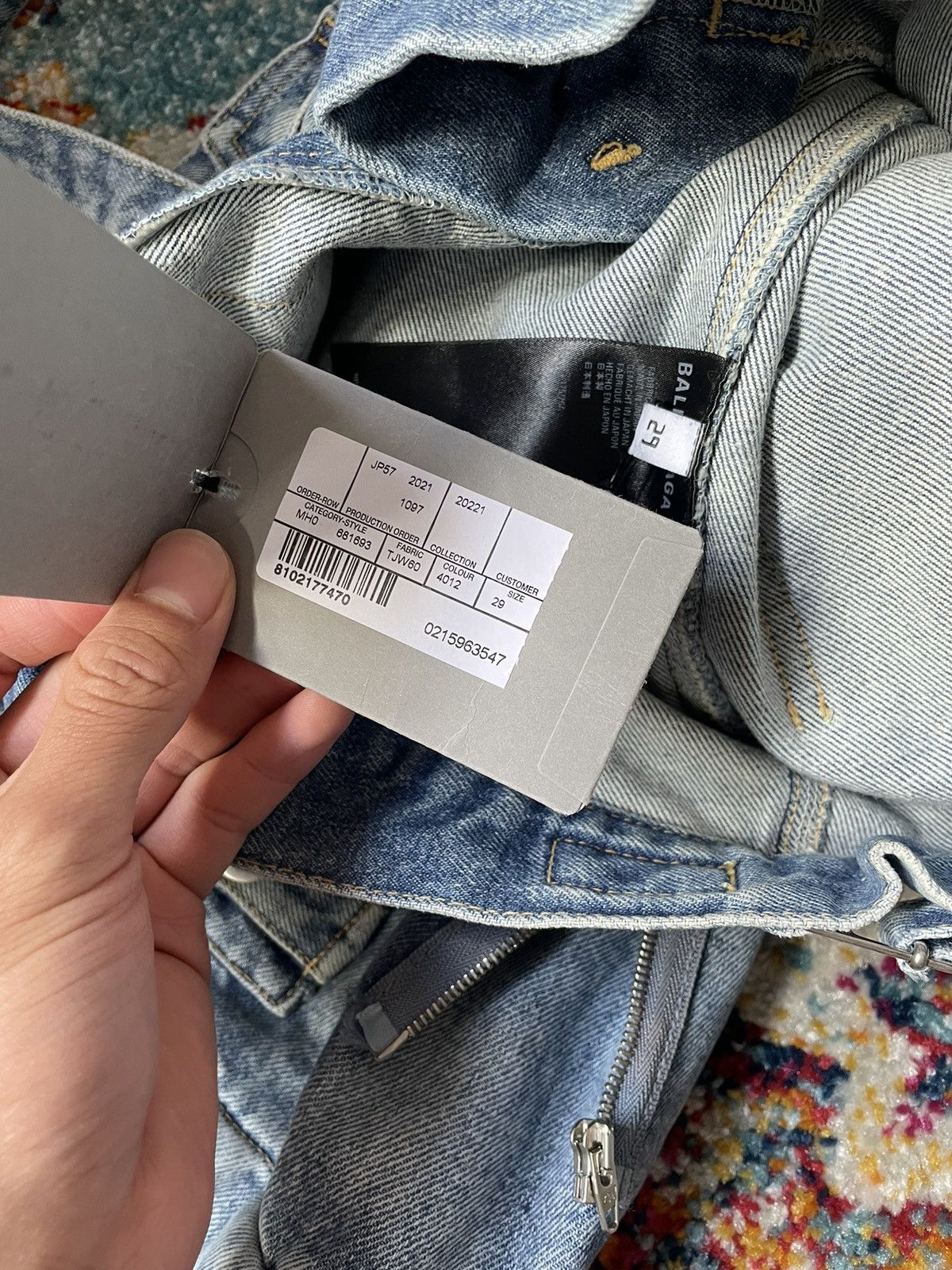 Balenciaga Balenciaga Raver Denim Size US 29 - 11 Thumbnail