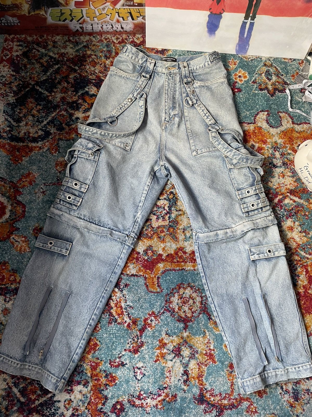 Balenciaga Balenciaga Raver Denim Size US 29 - 4 Thumbnail