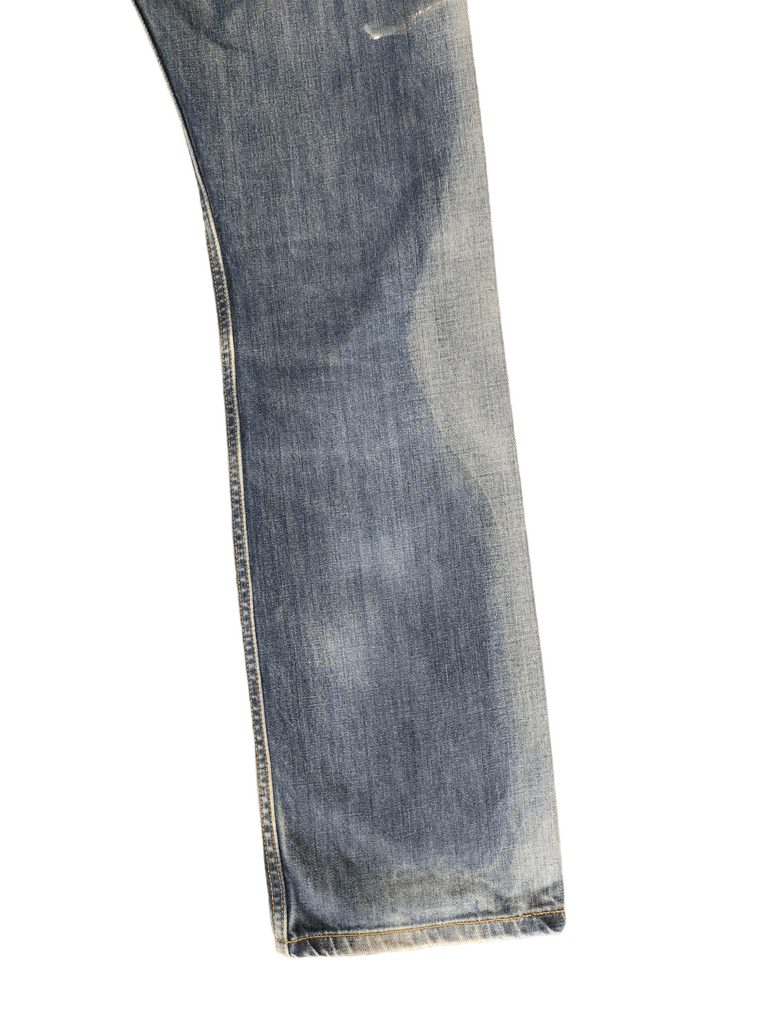 Levi's Levis 506 Standard Painted Denim Jeans Stone Wash Size US 36 / EU 52 - 7 Thumbnail