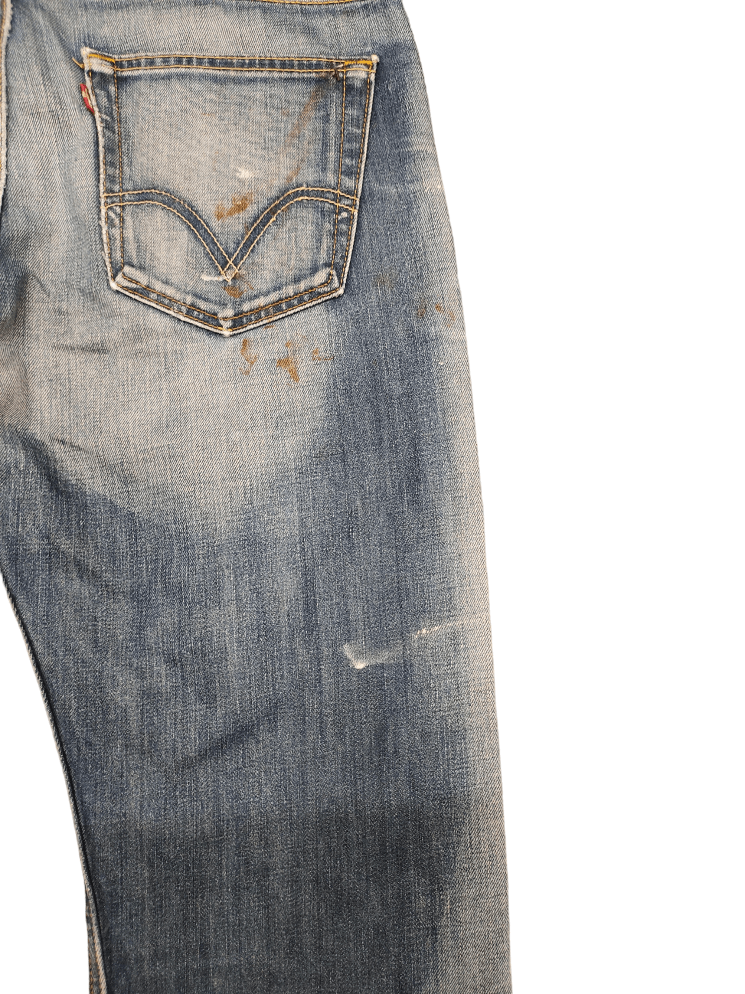 Levi's Levis 506 Standard Painted Denim Jeans Stone Wash Size US 36 / EU 52 - 9 Thumbnail