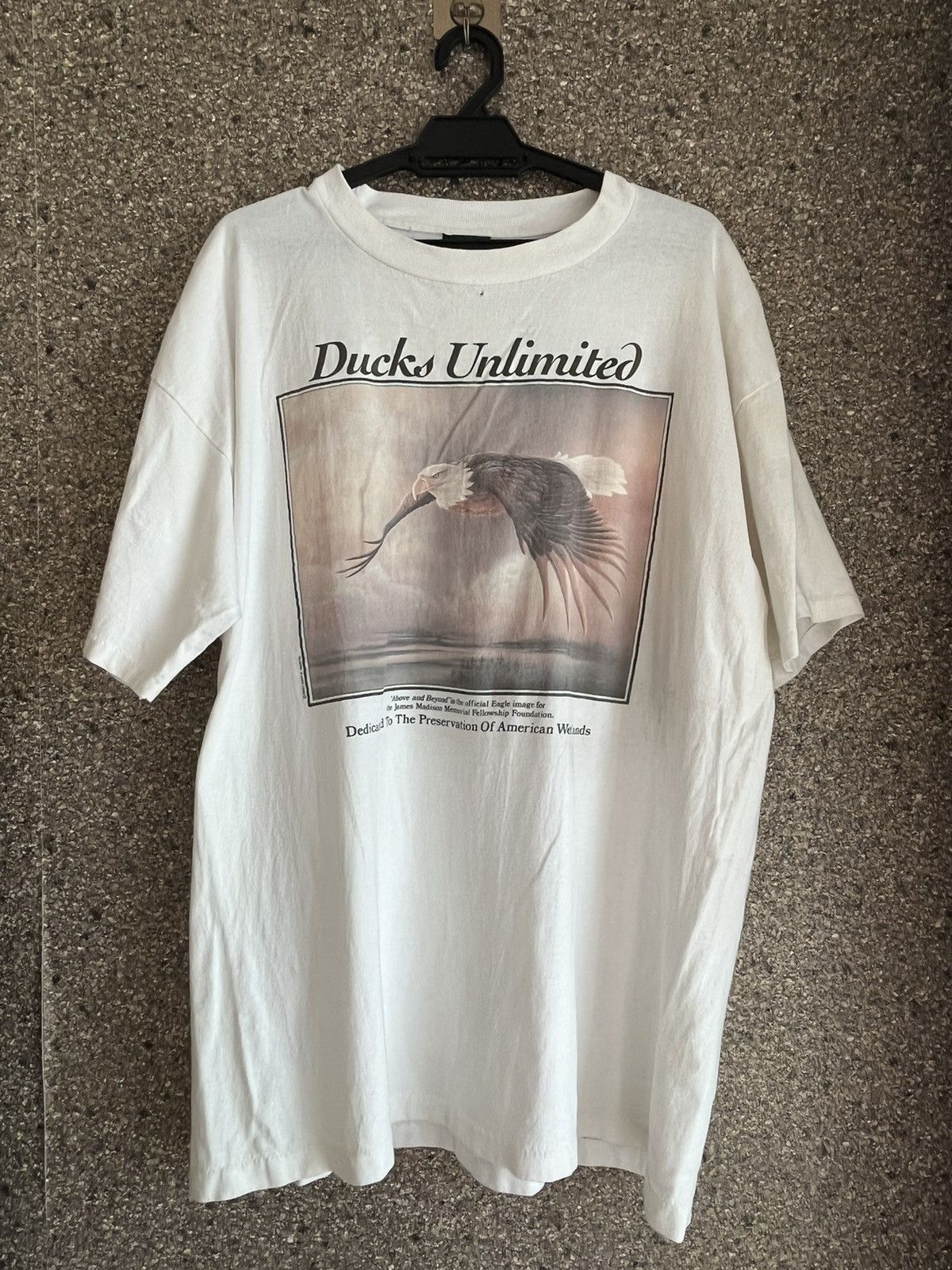 image of Vintage Ducks Unlimited Ft61 in White, Men's (Size XL)