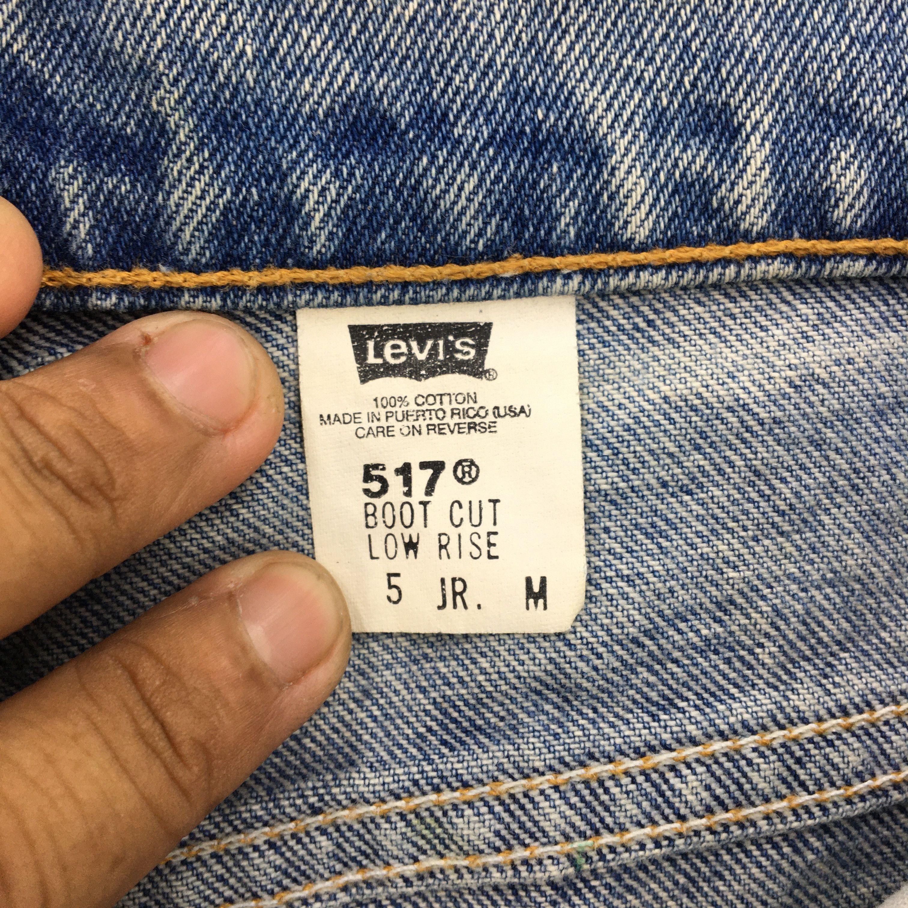 Levi's Vintage Levis 517 Bootcut Jeans Levi's Bell Bottom Denim Size 26" / US 2 / IT 38 - 13 Thumbnail