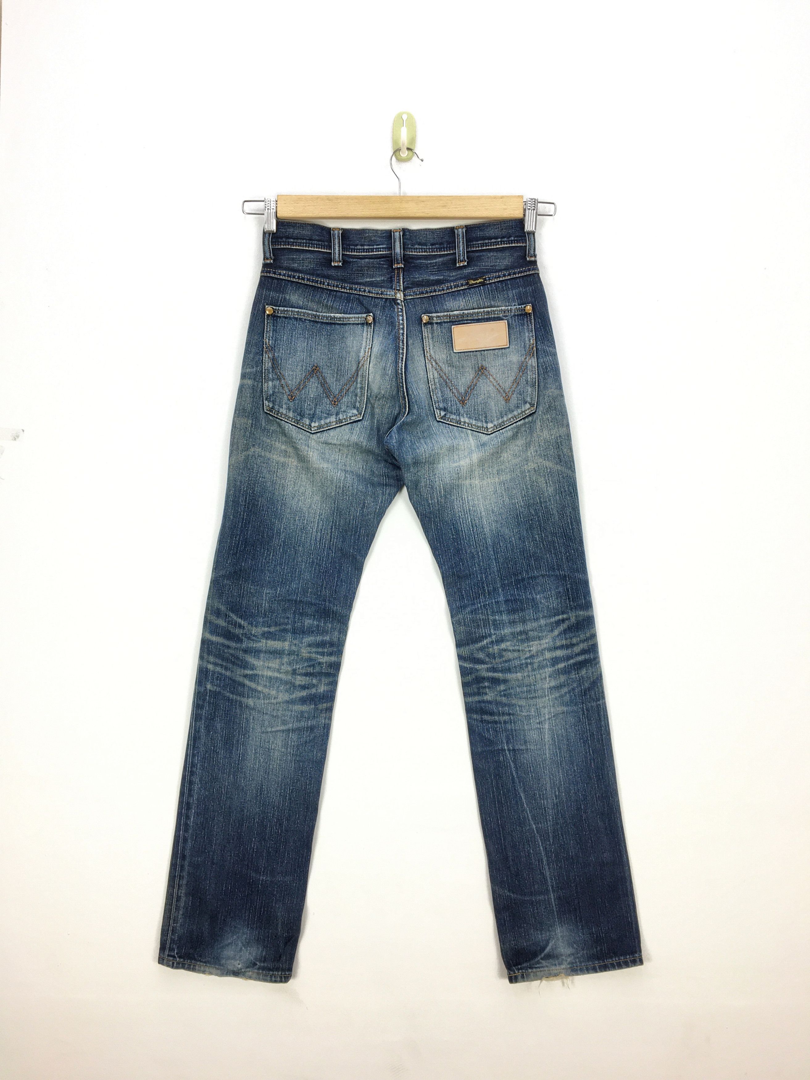 Wrangler Vintage Wrangler Distressed Jeans Wrangler Denim Pants Size US 30 / EU 46 - 2 Thumbnail