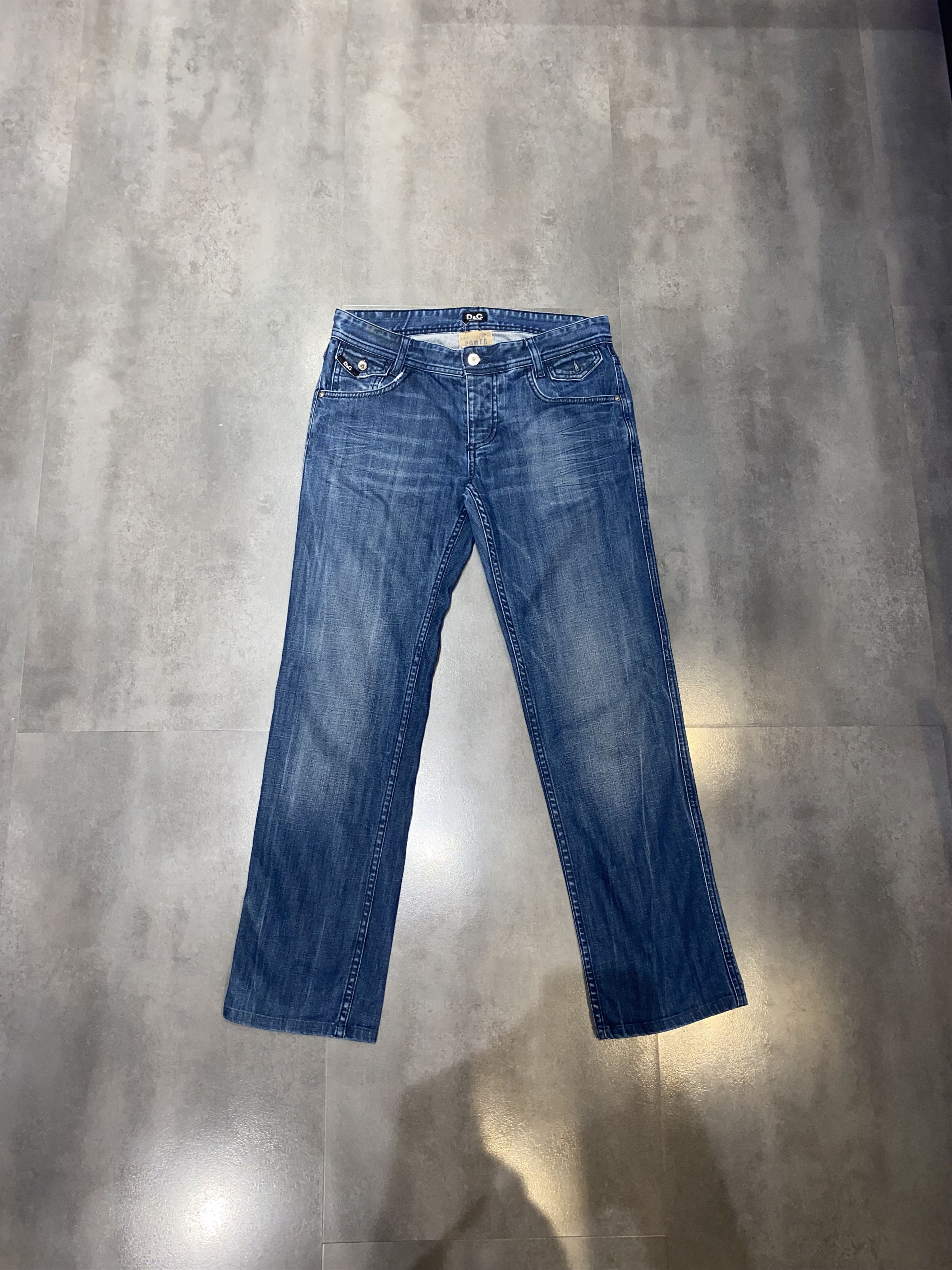 Dolce & Gabbana Dolce & Gabbana Patch Logo Light Indigo Denim Pants Size US 30 / EU 46 - 1 Thumbnail
