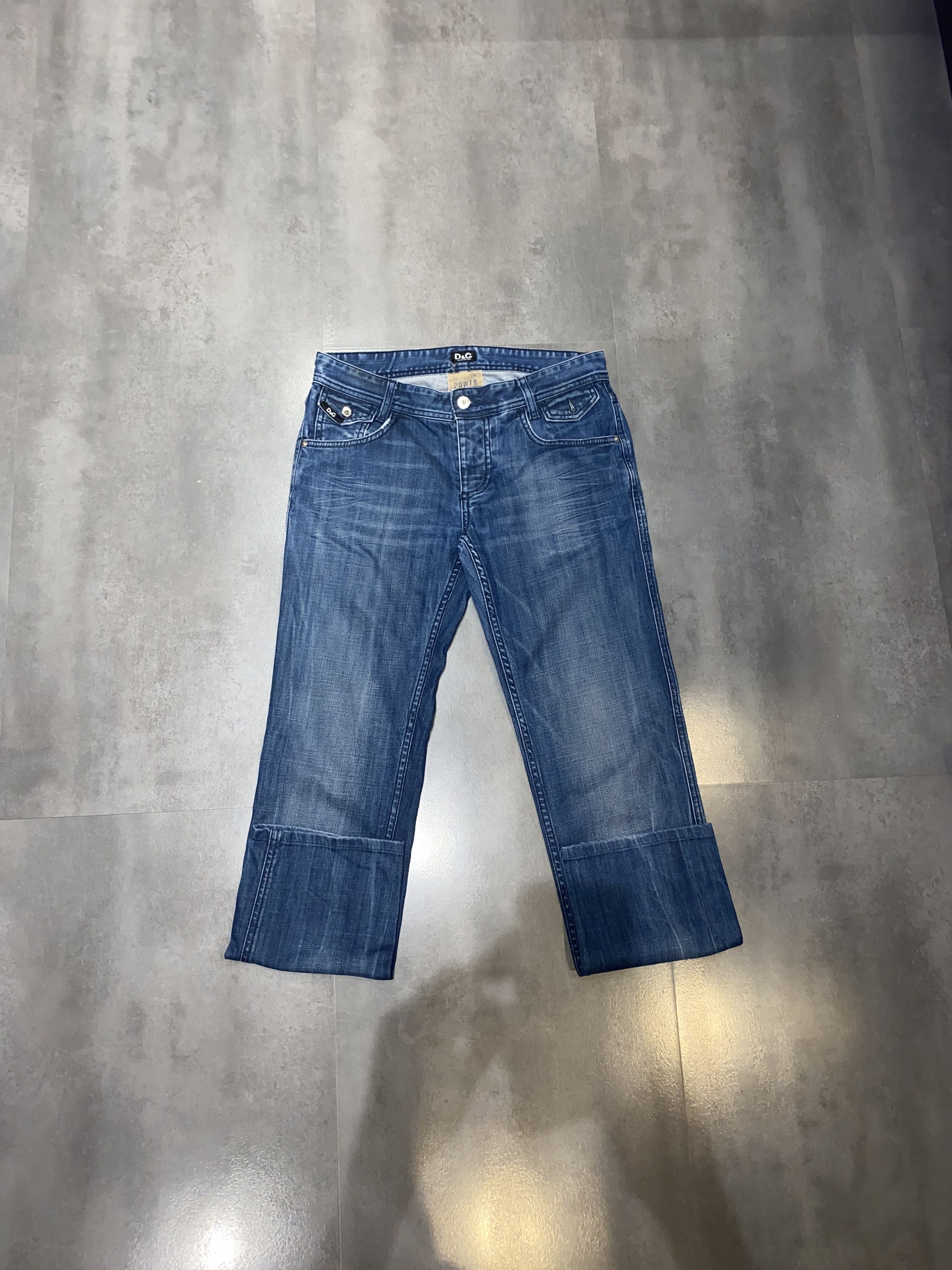 Dolce & Gabbana Dolce & Gabbana Patch Logo Light Indigo Denim Pants Size US 30 / EU 46 - 4 Thumbnail