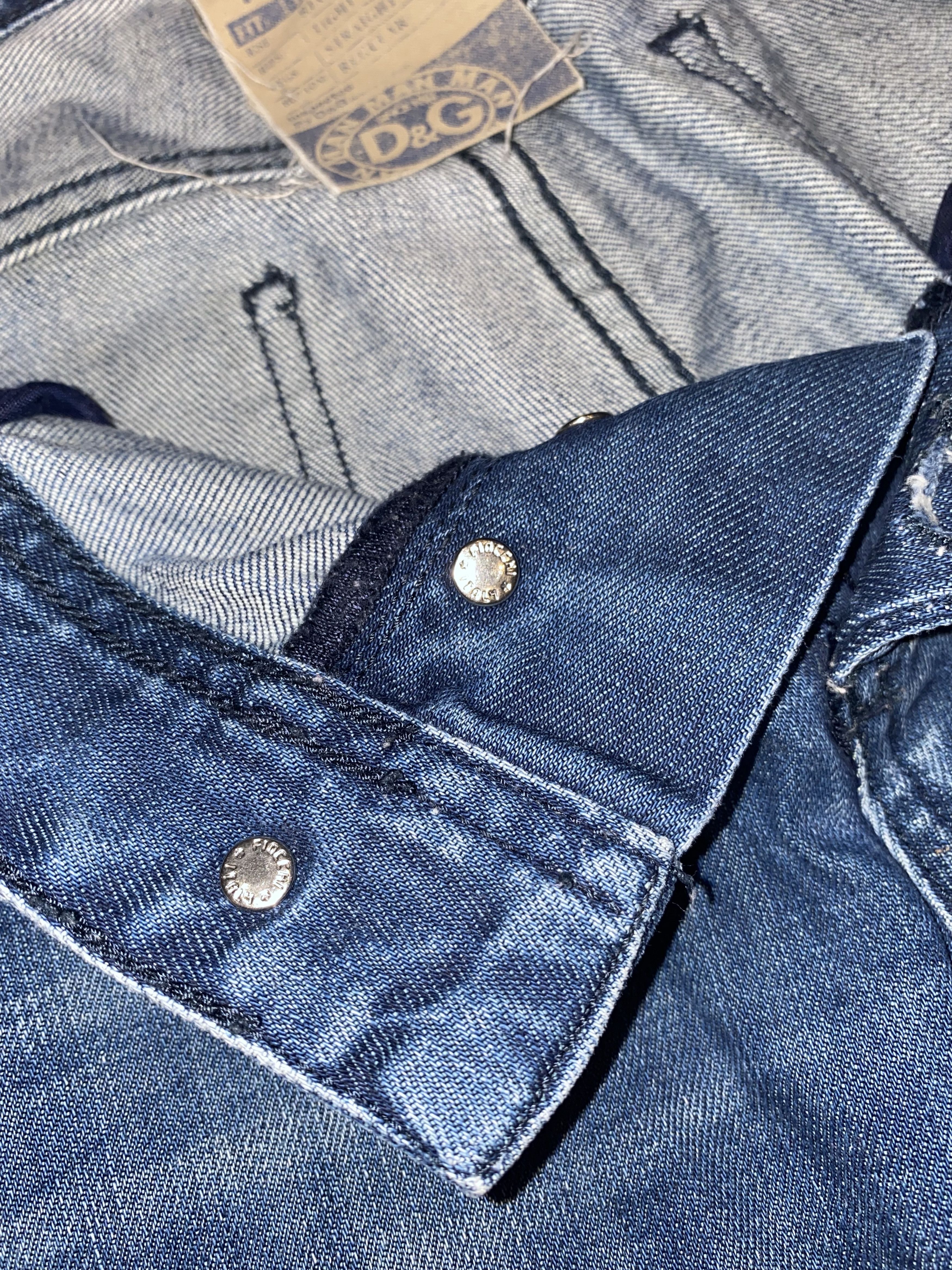 Dolce & Gabbana Dolce & Gabbana Patch Logo Light Indigo Denim Pants Size US 30 / EU 46 - 11 Thumbnail