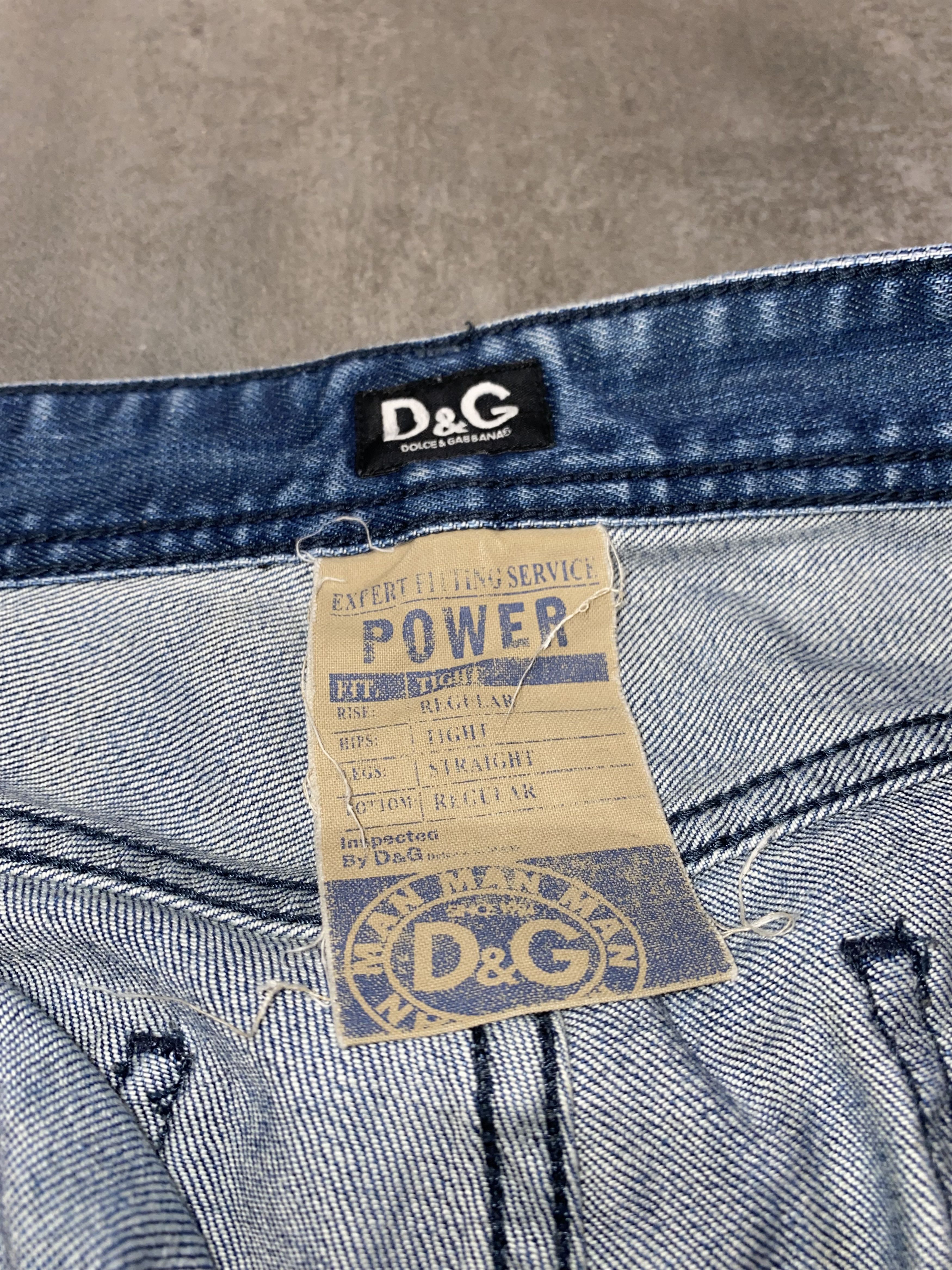 Dolce & Gabbana Dolce & Gabbana Patch Logo Light Indigo Denim Pants Size US 30 / EU 46 - 13 Thumbnail