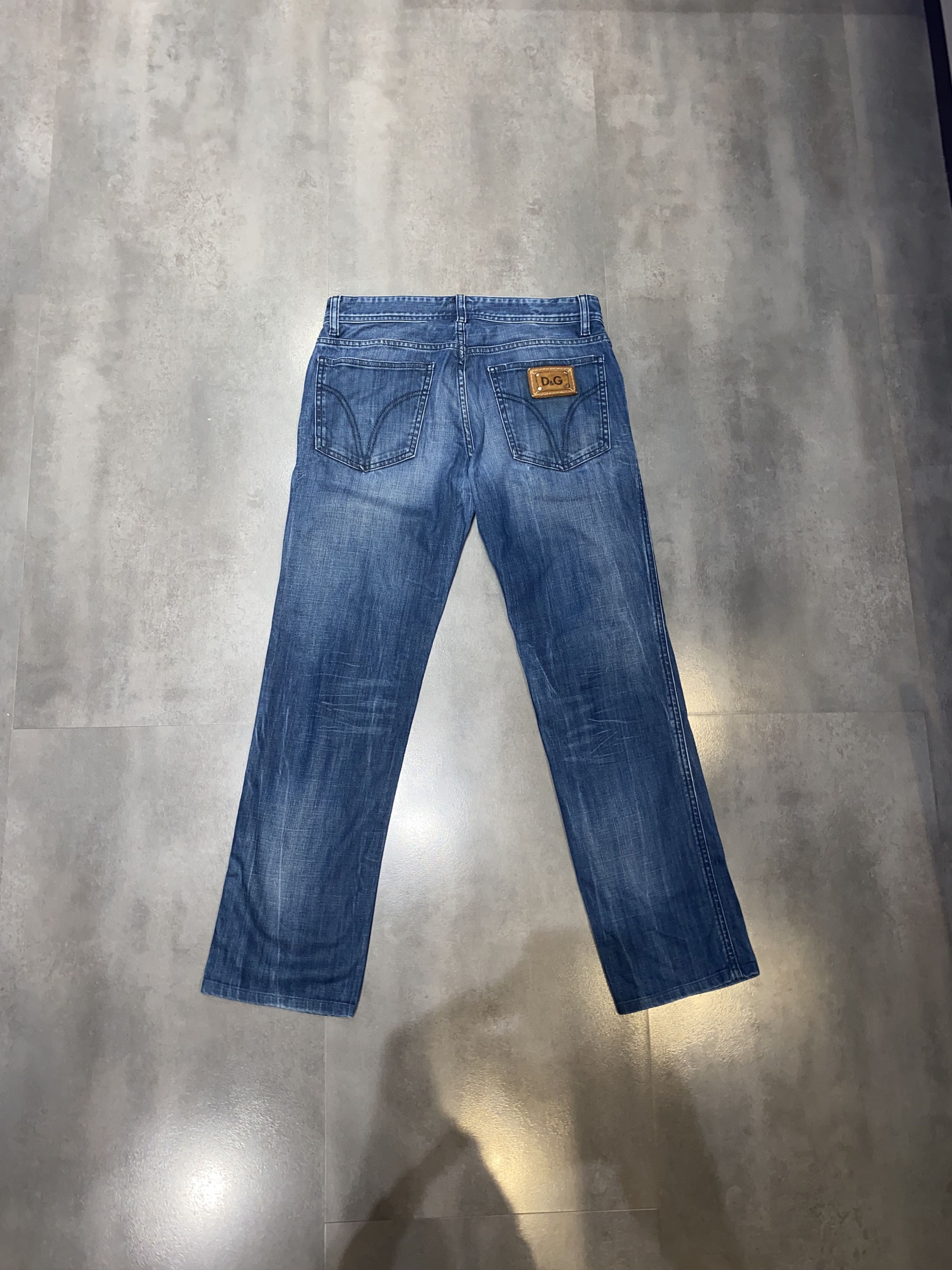 Dolce & Gabbana Dolce & Gabbana Patch Logo Light Indigo Denim Pants Size US 30 / EU 46 - 5 Thumbnail