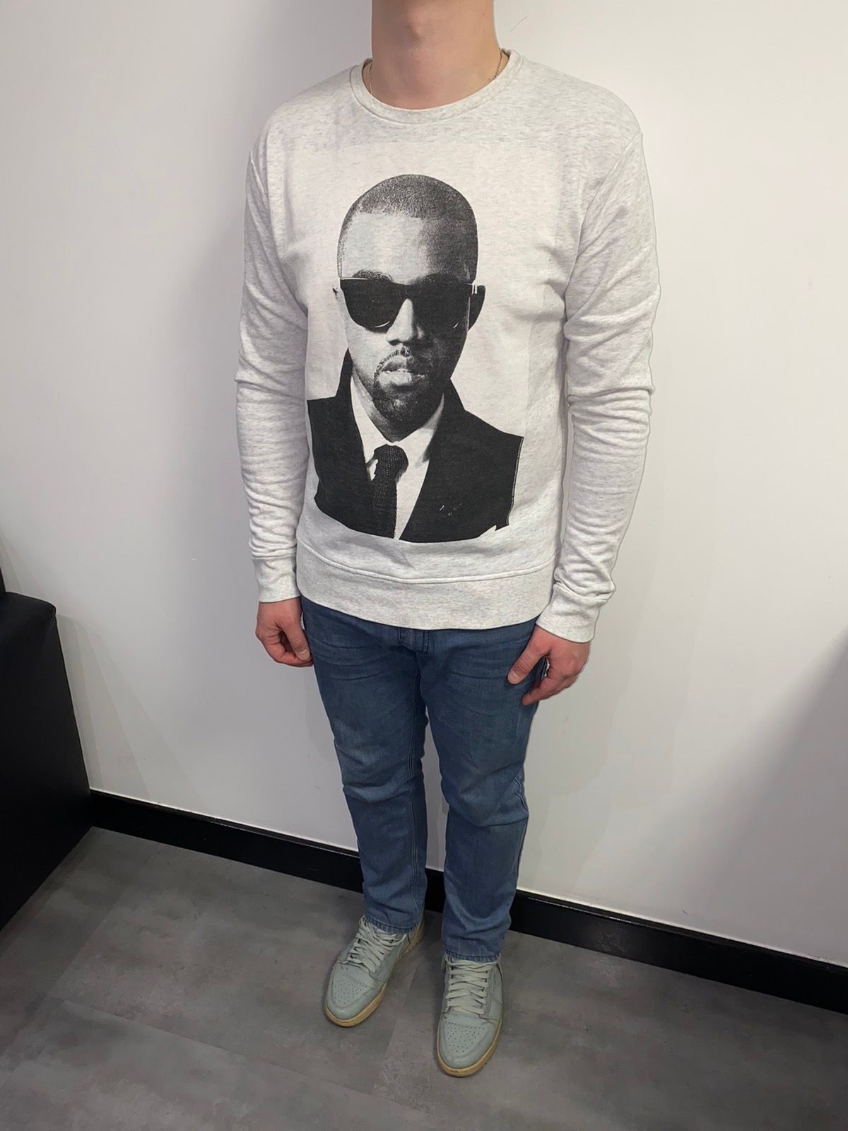 Pre-owned Kanye West 2012  Official Merchandise White Crewneck