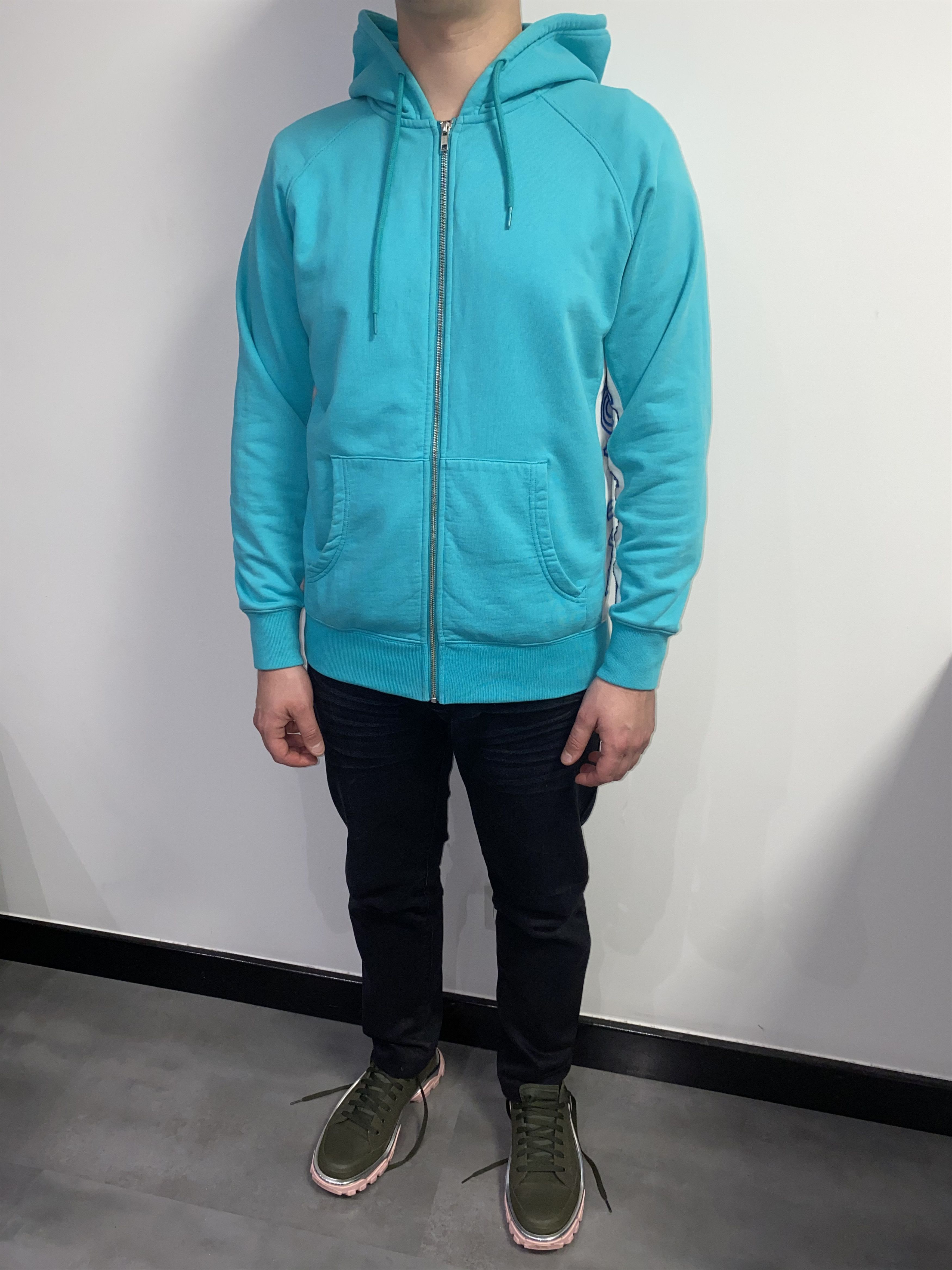 Palace AW16 Palace Utopians Turqoise Sport Zipped Hoodie Size US M / EU 48-50 / 2 - 2 Thumbnail