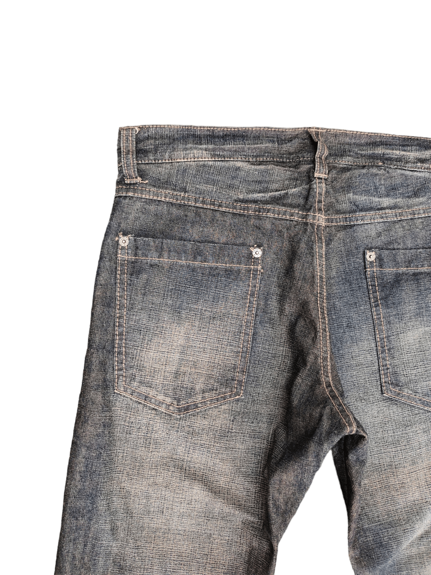PPFM Ppfm Double Front Pocket Clawmark Denim Jeans Lowbox Y2k Size US 32 / EU 48 - 17 Thumbnail