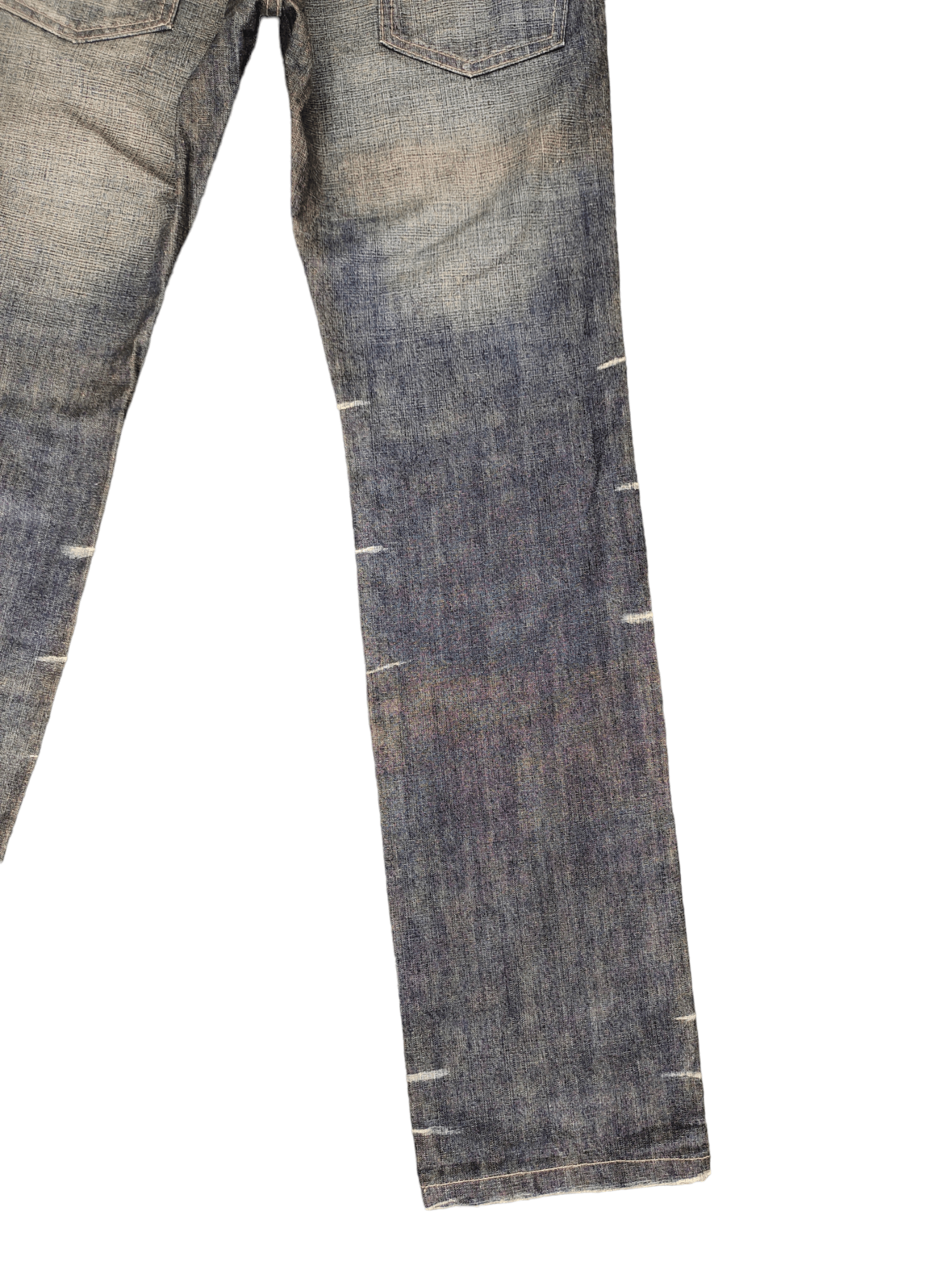 PPFM Ppfm Double Front Pocket Clawmark Denim Jeans Lowbox Y2k Size US 32 / EU 48 - 18 Thumbnail