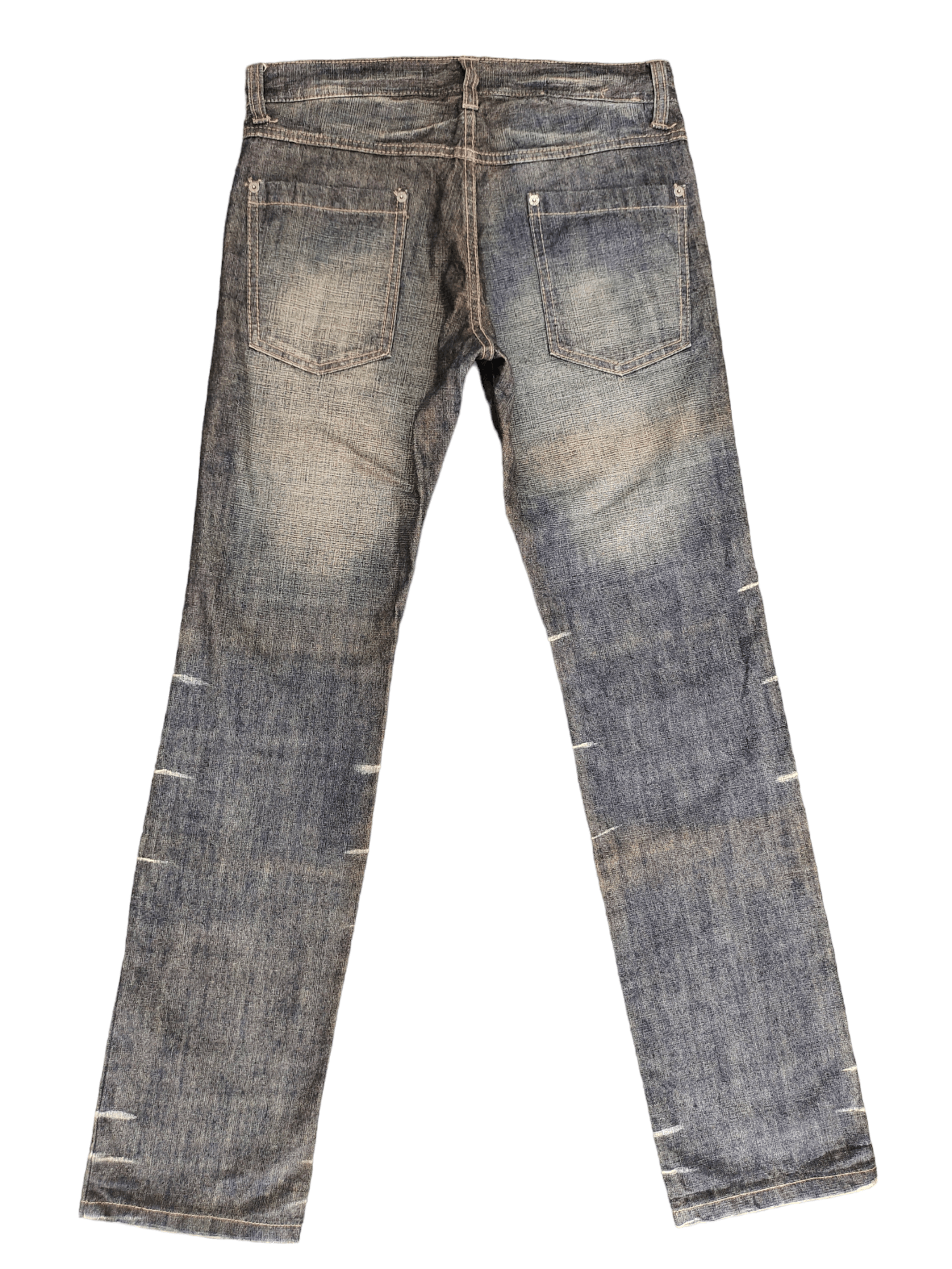 PPFM Ppfm Double Front Pocket Clawmark Denim Jeans Lowbox Y2k Size US 32 / EU 48 - 12 Thumbnail