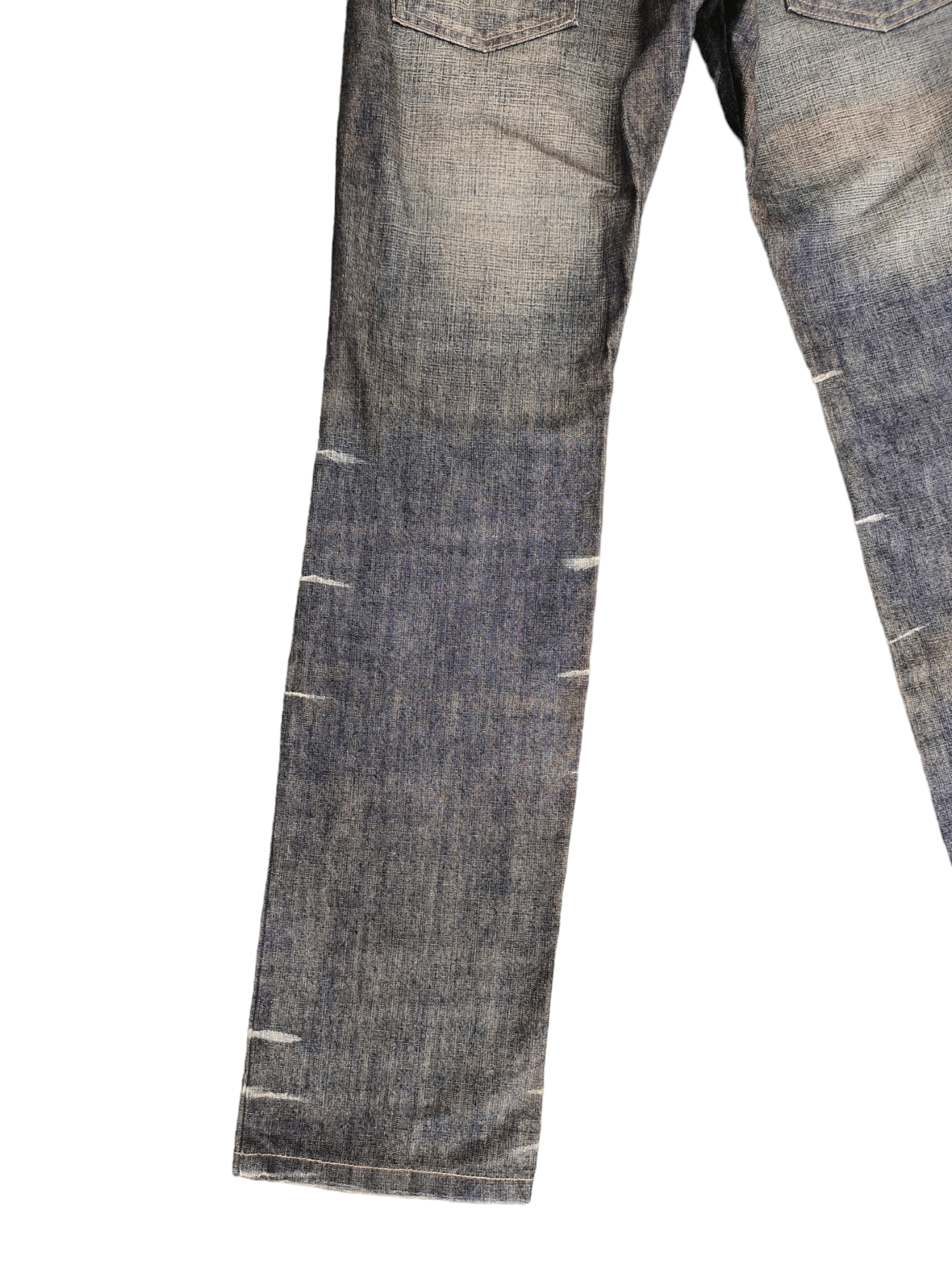 PPFM Ppfm Double Front Pocket Clawmark Denim Jeans Lowbox Y2k Size US 32 / EU 48 - 19 Thumbnail