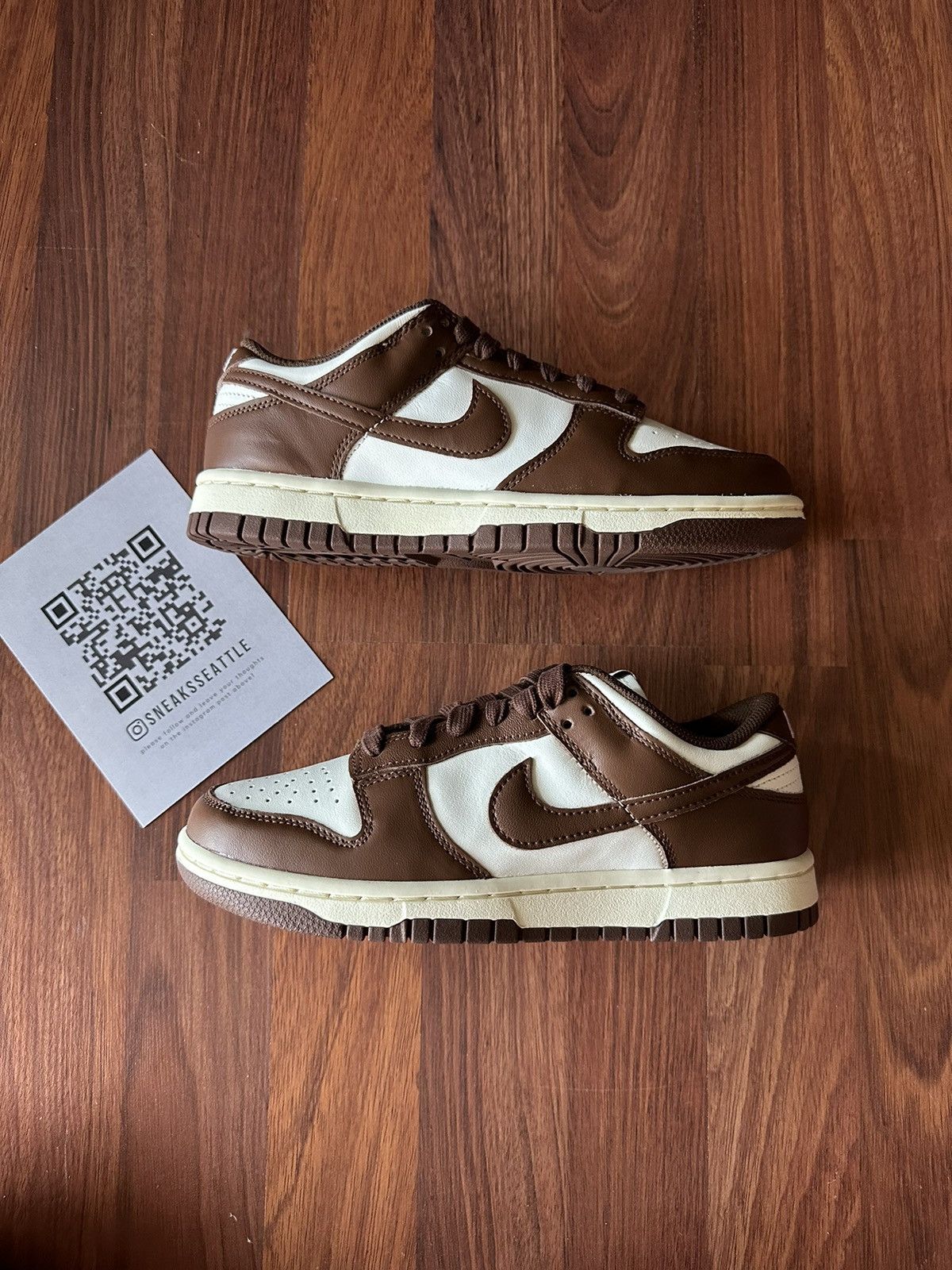 image of Nike Dunk Low Cacao Wow (W) Size 9.5M/11W Dd1503-124 Shoes in Brown, Women's