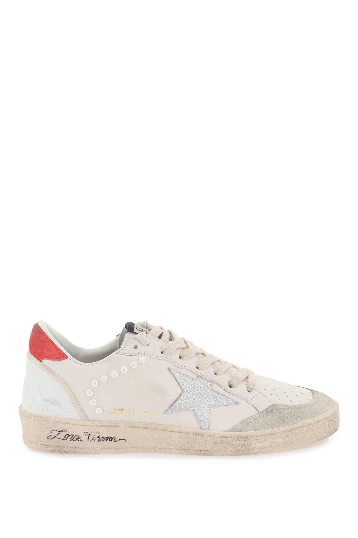 Golden Goose Golden Goose 'Ball Star Nappa' Sneakers With Pearls Grailed