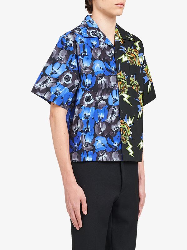 Prada Double match bowling shirt Size US S / EU 44-46 / 1 - 8 Thumbnail