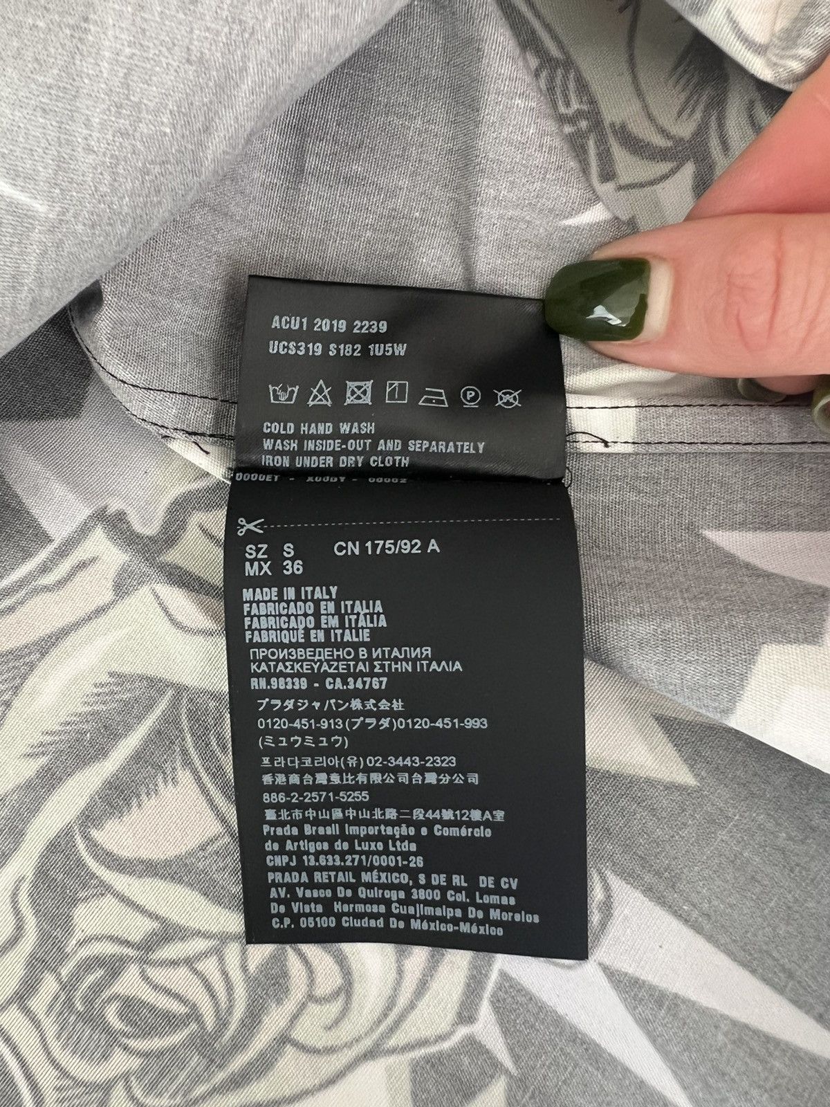 Prada Double match bowling shirt Size US S / EU 44-46 / 1 - 5 Thumbnail