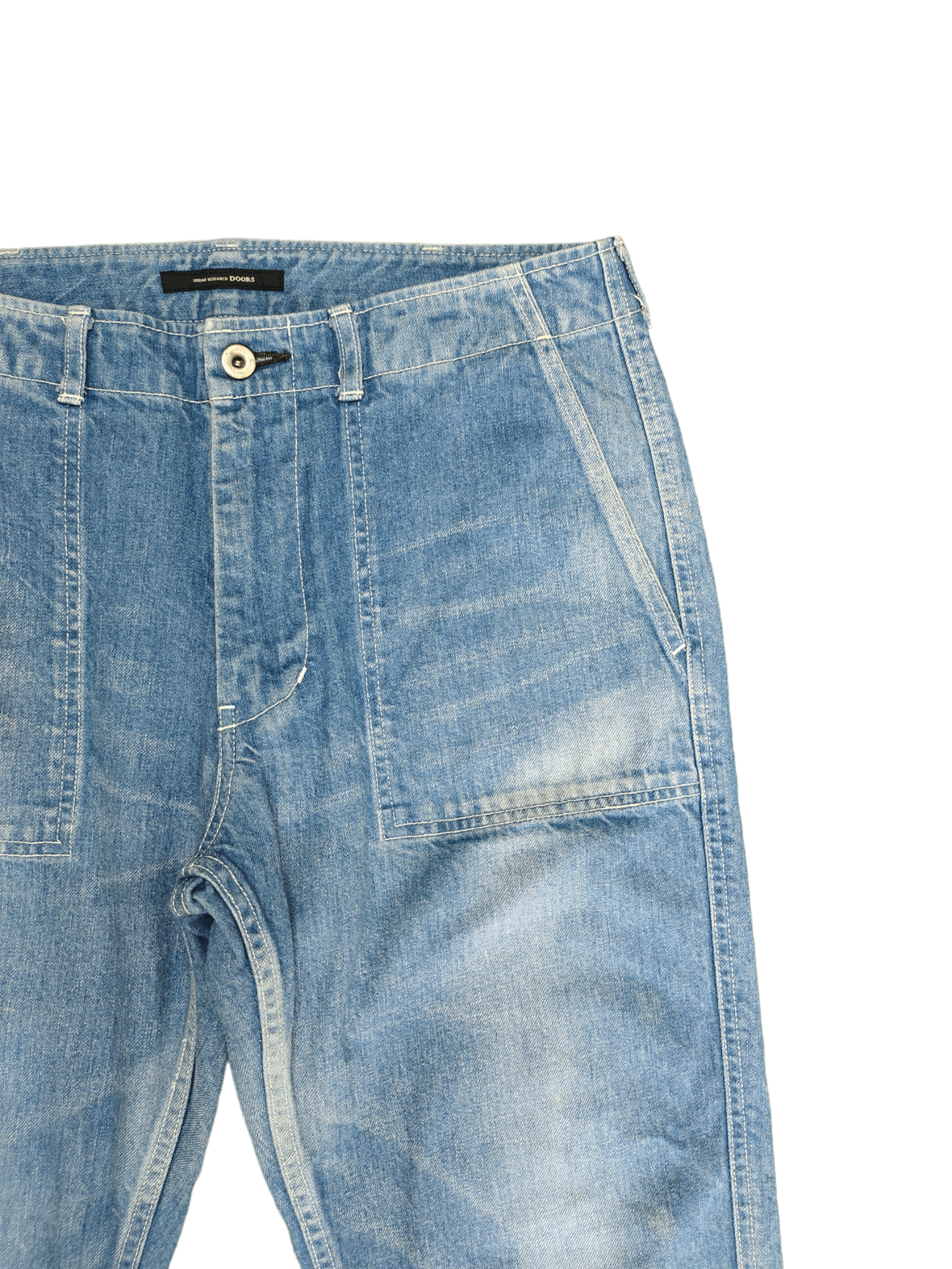 Number (N)ine × Undercover Urban Research Doors Fatigue Denim Pants Size US 32 / EU 48 - 5 Thumbnail