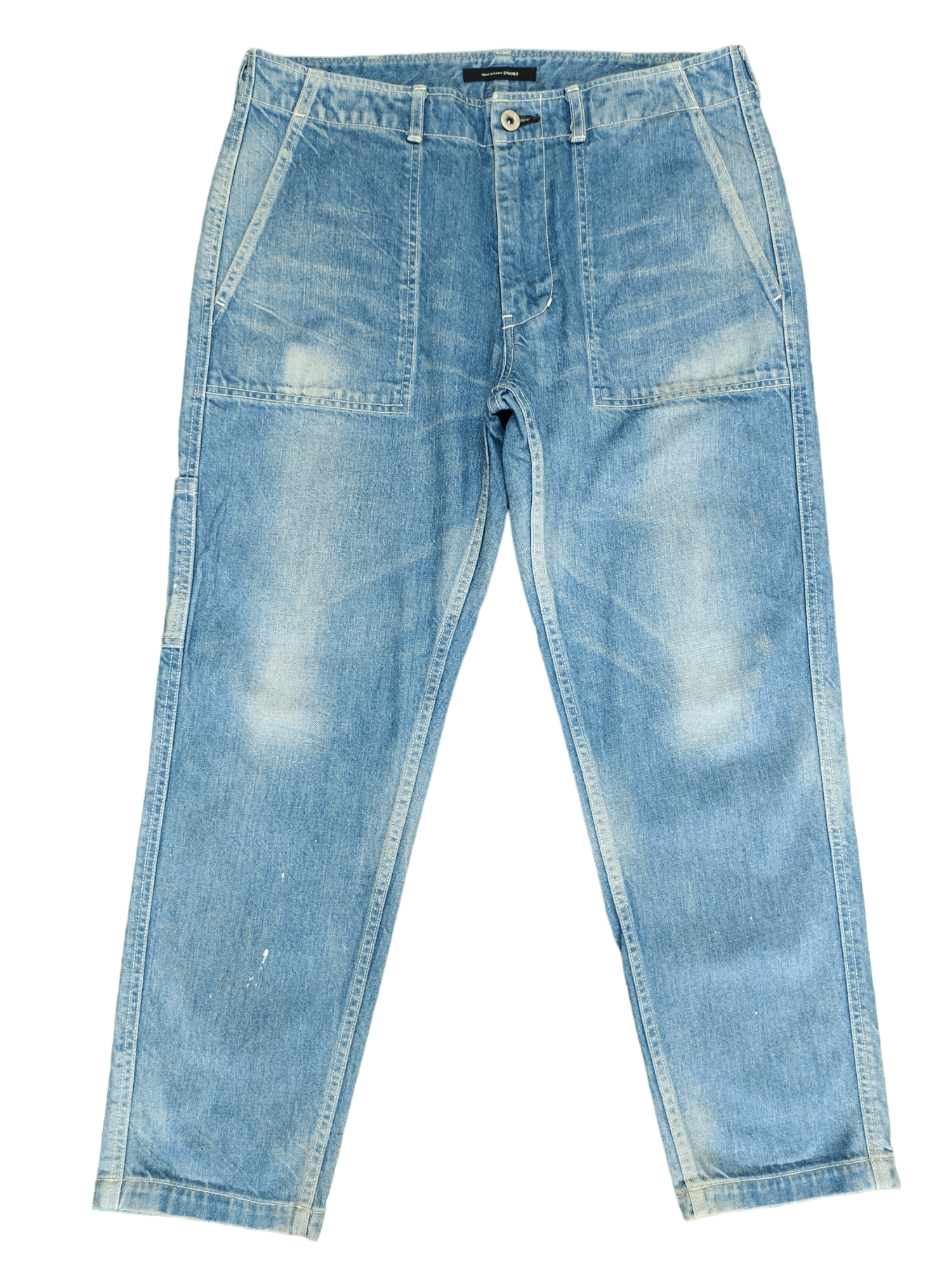 Number (N)ine × Undercover Urban Research Doors Fatigue Denim Pants Size US 32 / EU 48 - 1 Thumbnail