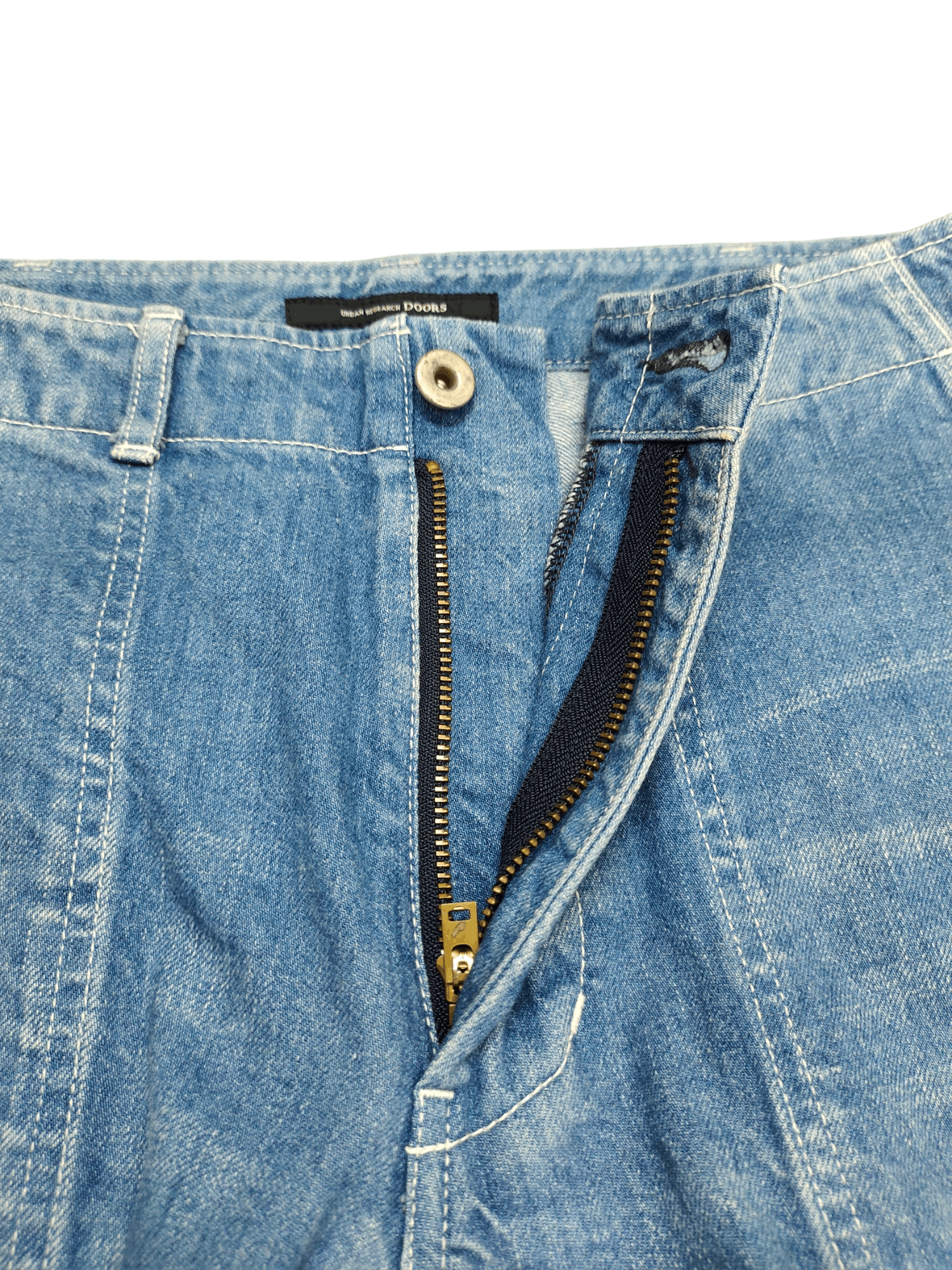 Number (N)ine × Undercover Urban Research Doors Fatigue Denim Pants Size US 32 / EU 48 - 18 Thumbnail