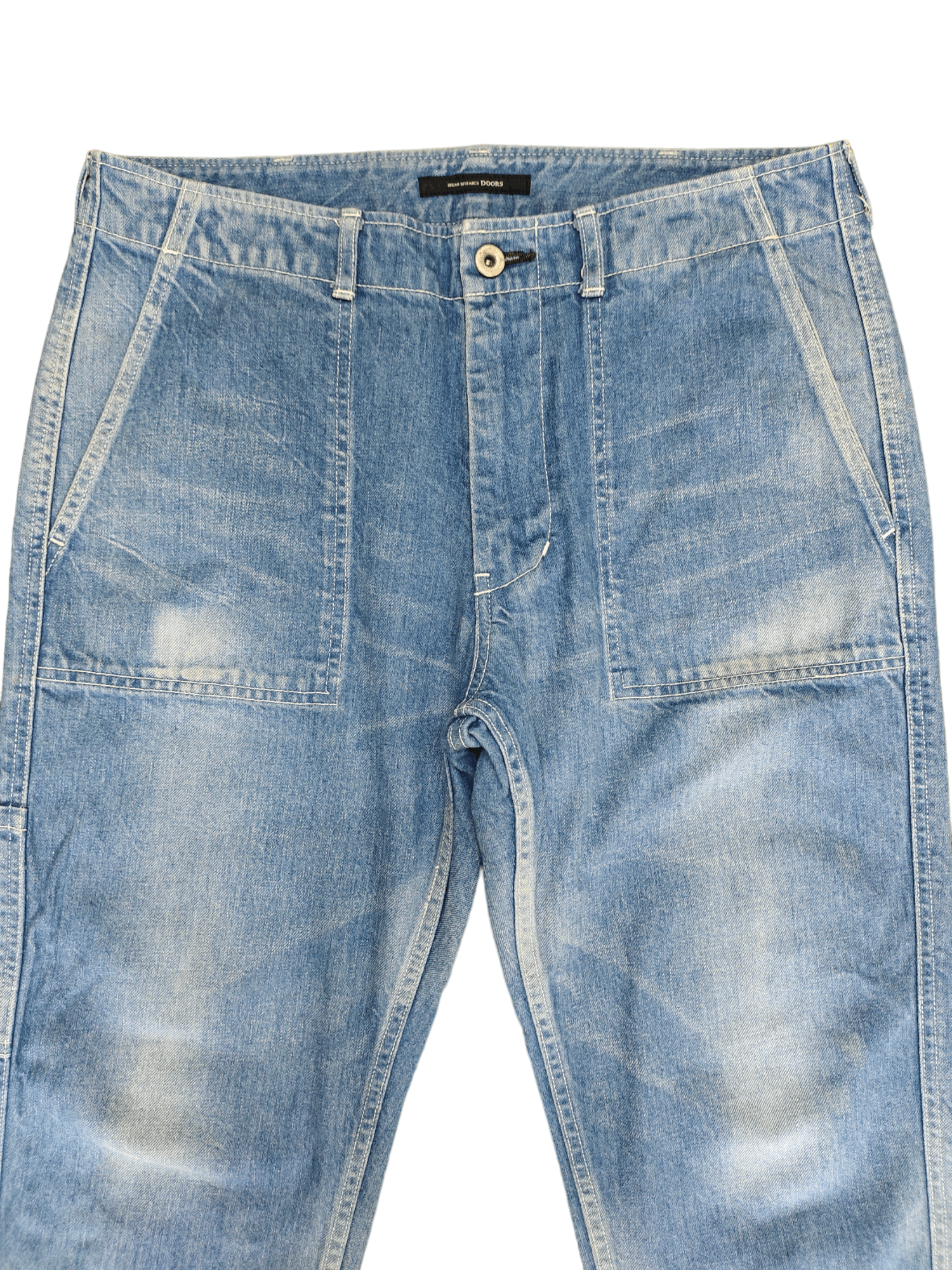 Number (N)ine × Undercover Urban Research Doors Fatigue Denim Pants Size US 32 / EU 48 - 4 Thumbnail