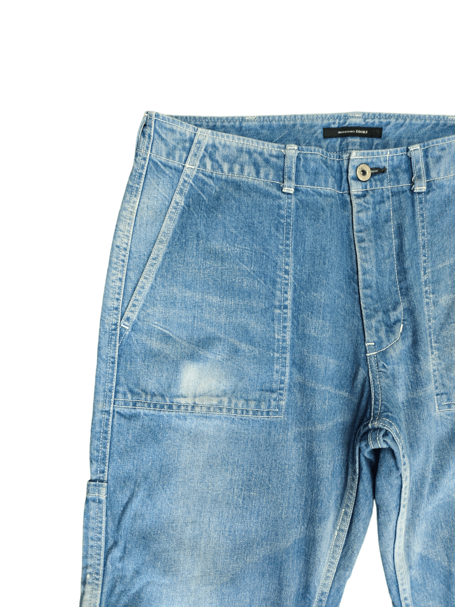 Number (N)ine × Undercover Urban Research Doors Fatigue Denim Pants Size US 32 / EU 48 - 6 Thumbnail