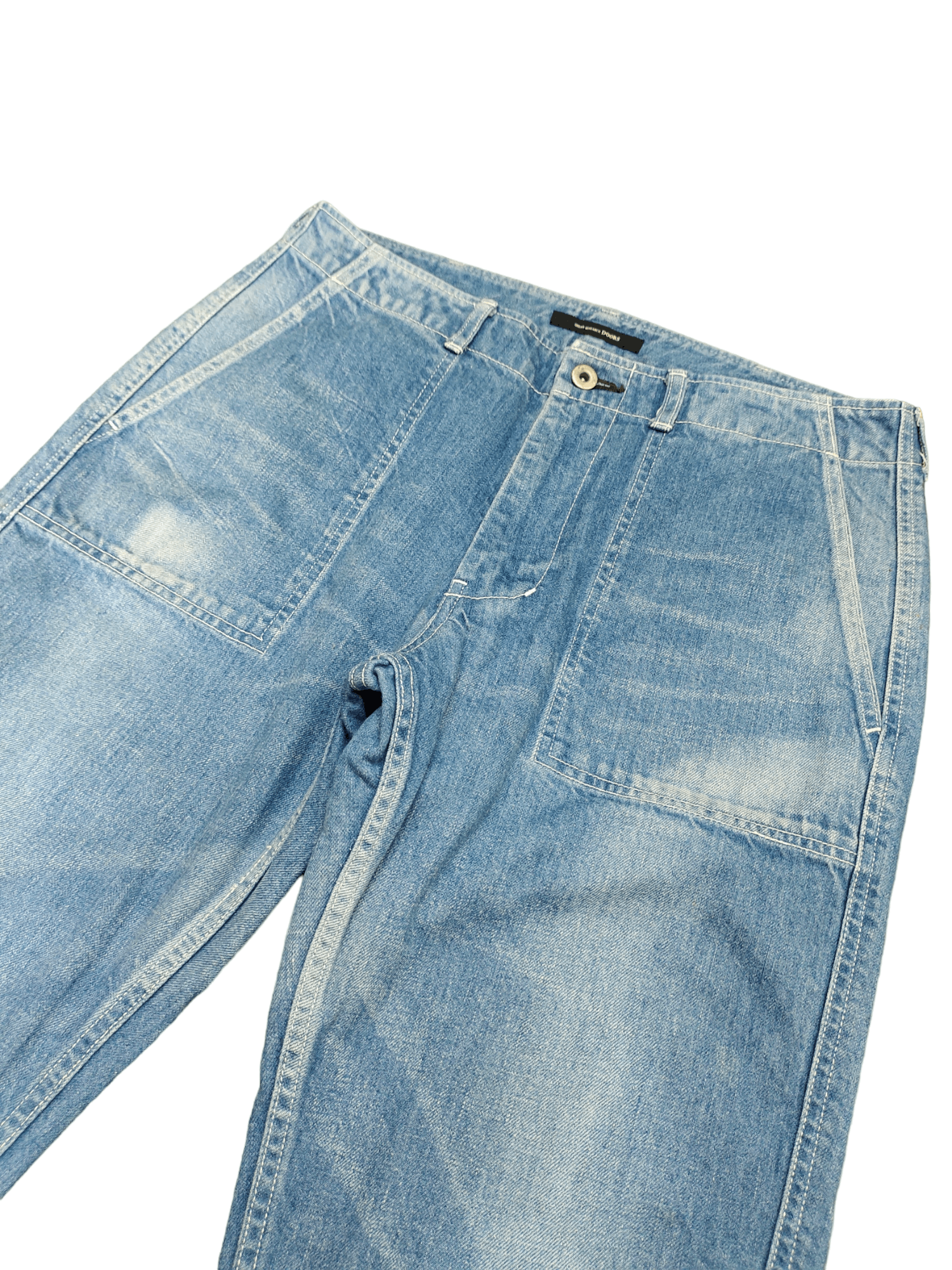 Number (N)ine × Undercover Urban Research Doors Fatigue Denim Pants Size US 32 / EU 48 - 2 Thumbnail