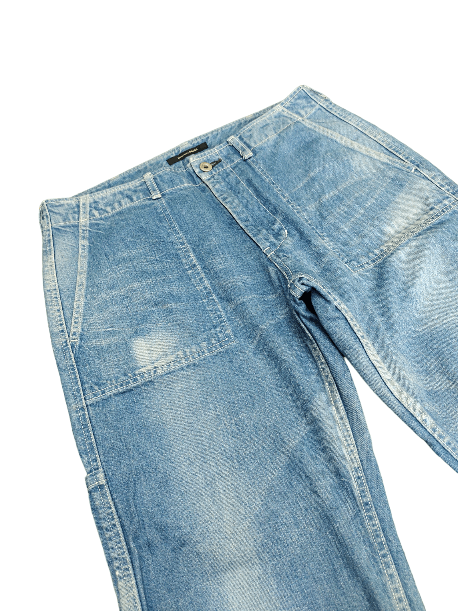 Number (N)ine × Undercover Urban Research Doors Fatigue Denim Pants Size US 32 / EU 48 - 3 Thumbnail