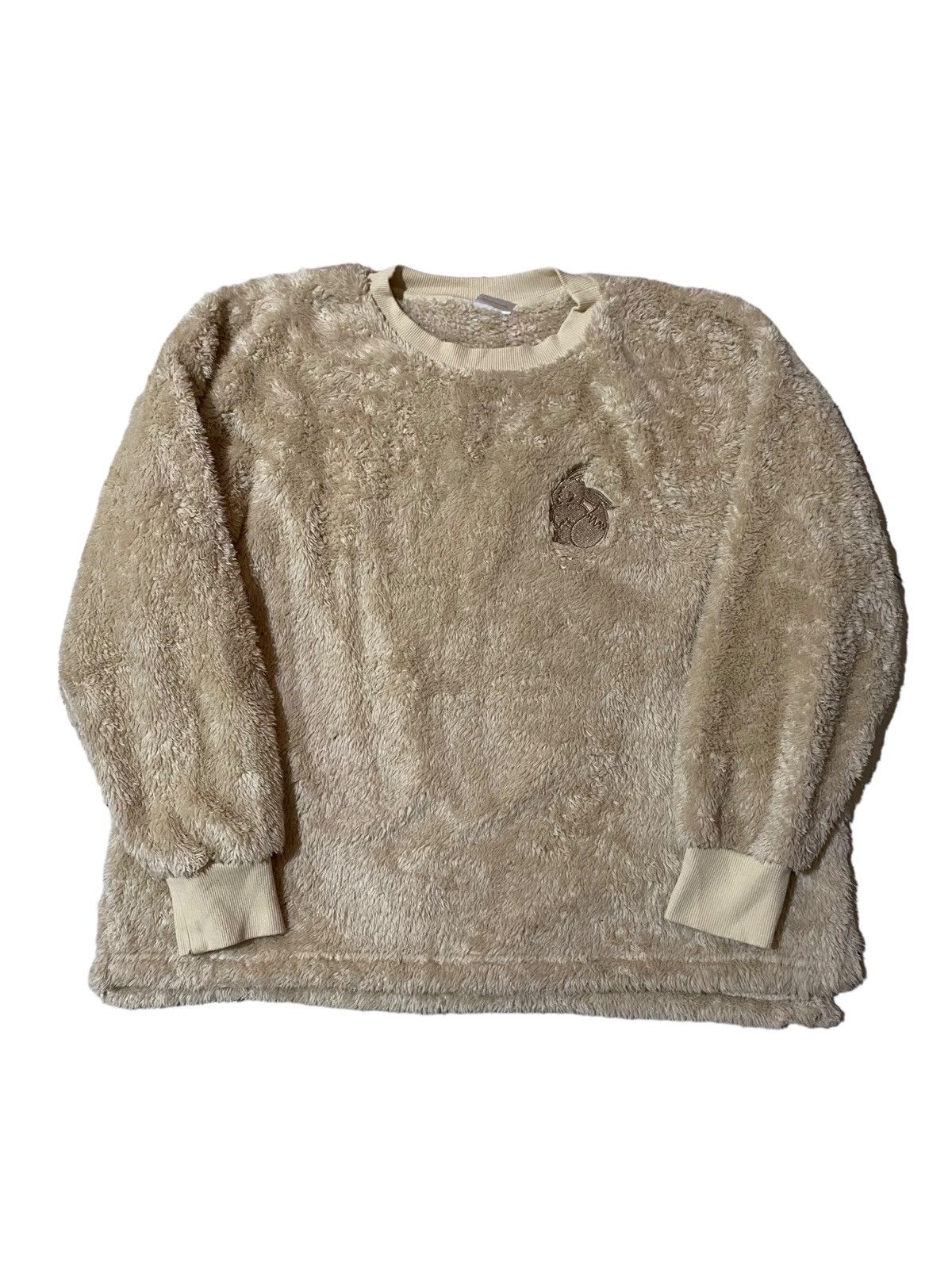 Vintage Gu x Pokemon Fleece Sweater Shirt