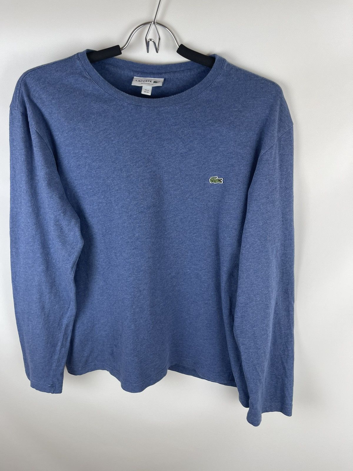 Lacoste Lacoste Regular Fit blue long sleeve tee shirt Size US M / EU 48-50 / 2 - 5 Thumbnail