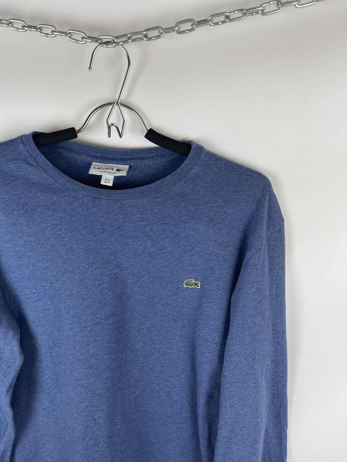 Lacoste Lacoste Regular Fit blue long sleeve tee shirt Size US M / EU 48-50 / 2 - 4 Thumbnail