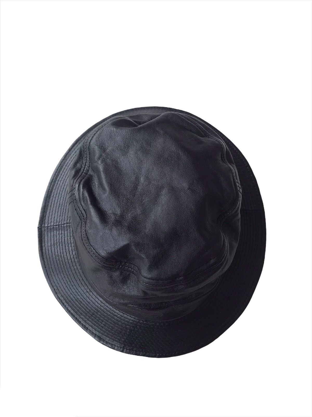 Leather × Vintage ❗️Offernow⏰Vintage Leather Bucket Hat Size ONE SIZE - 2 Thumbnail