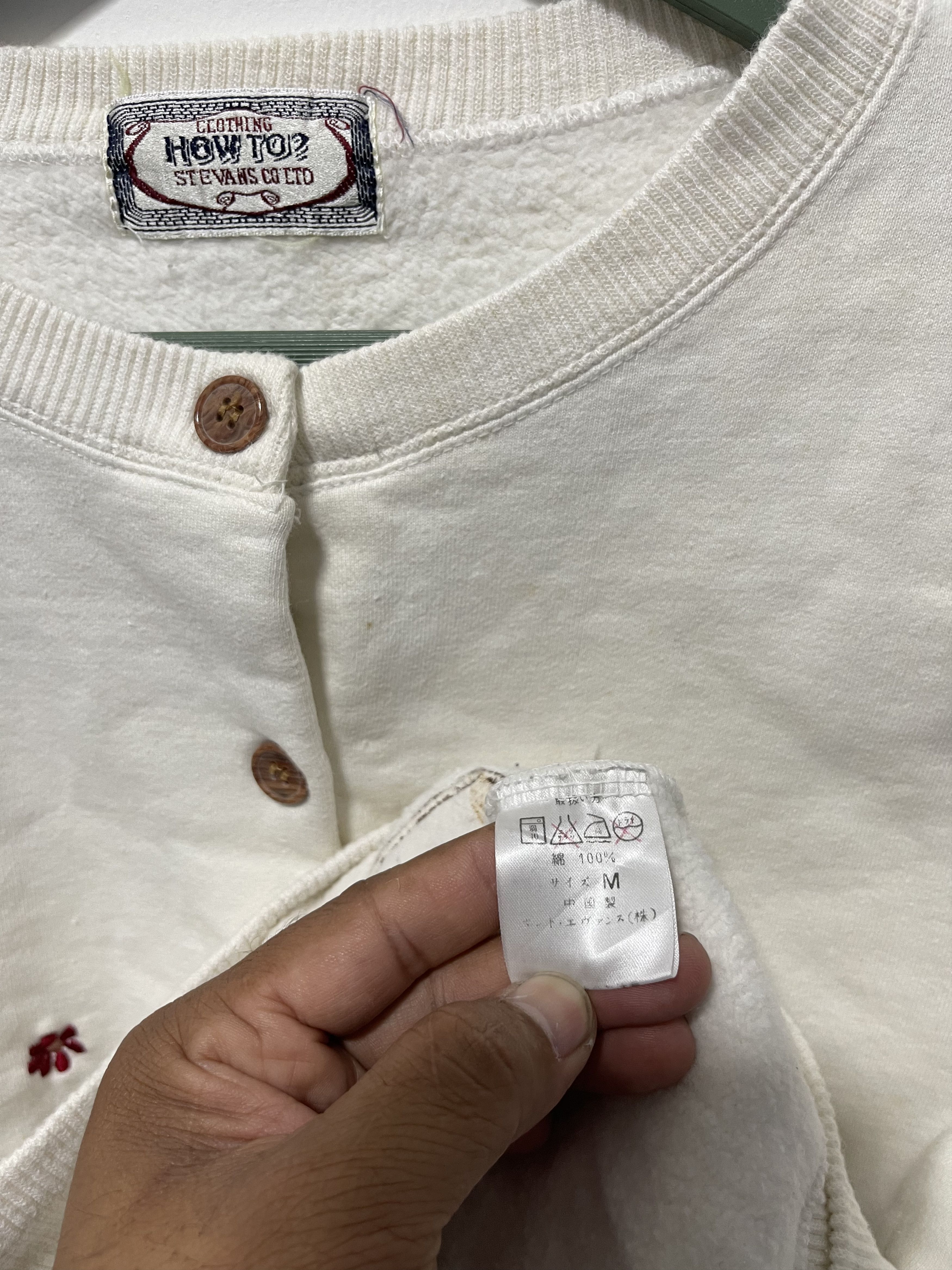 Japanese Brand Vintage Bear Big Logo Embroidered Buttonned Cardigan Size US S / EU 44-46 / 1 - 9 Thumbnail