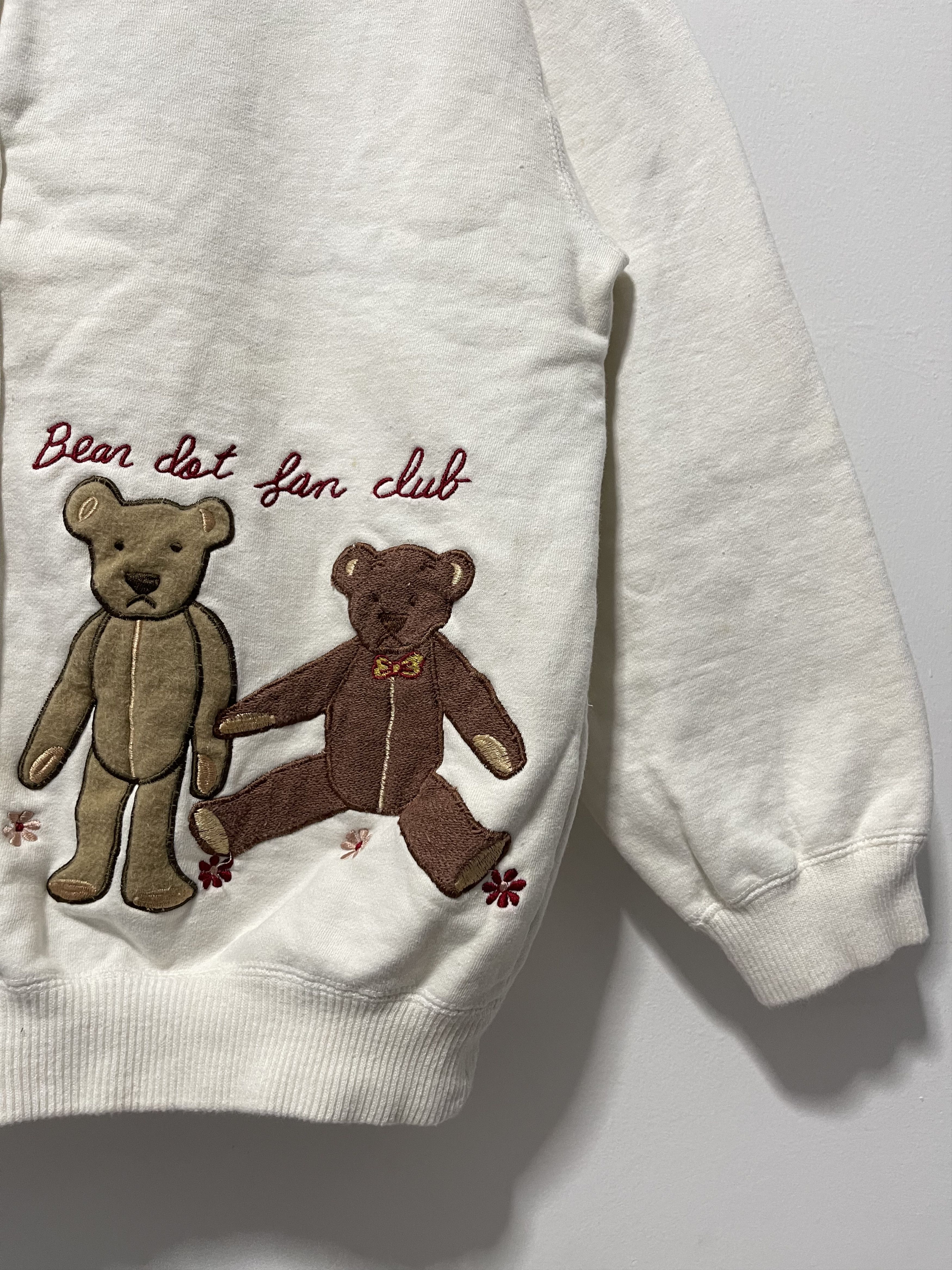 Japanese Brand Vintage Bear Big Logo Embroidered Buttonned Cardigan Size US S / EU 44-46 / 1 - 2 Thumbnail