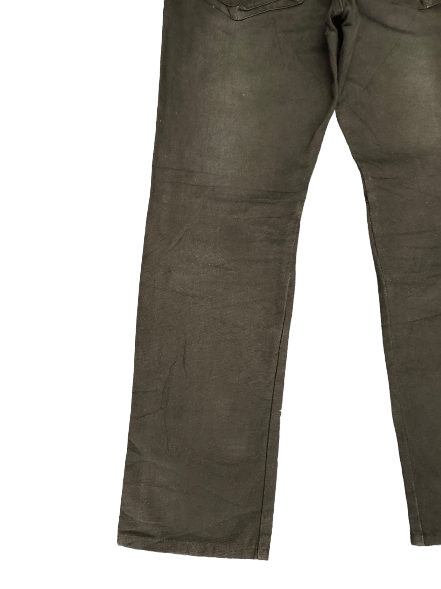 Global Work Global Work Black Duck Cotton Fatigue Denim Pants Size US 31 - 16 Thumbnail