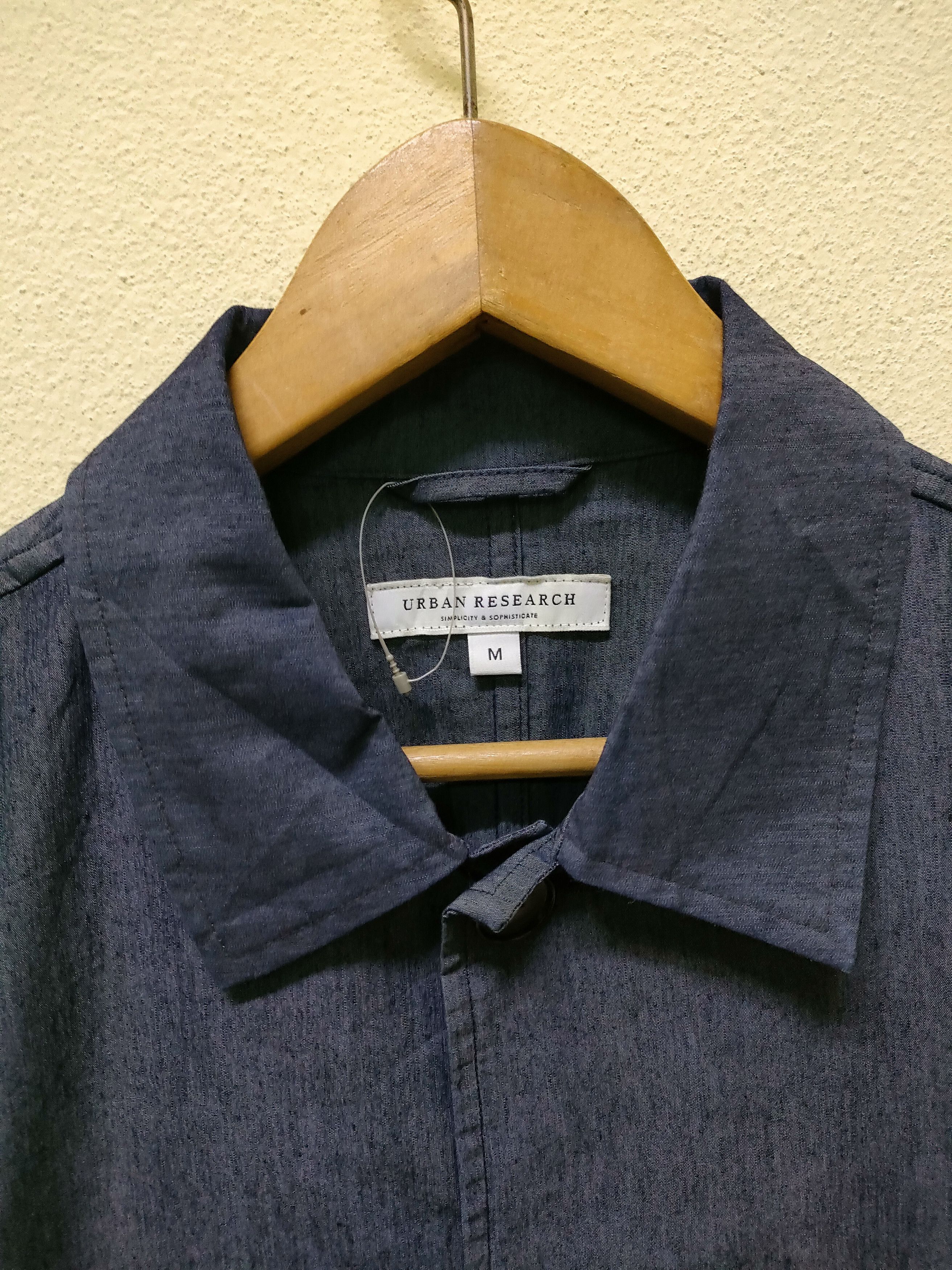 Indigo × URBAN RESEARCH DOORS 🔥 Steals 🔥 Urban Research Chambray Parka jacket Size US M / EU 48-50 / 2 - 8 Thumbnail