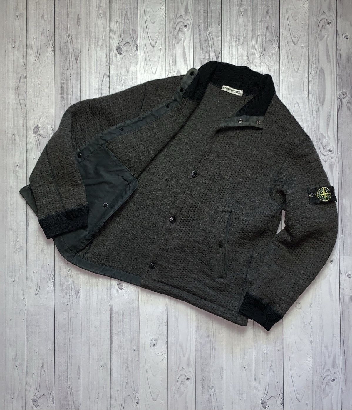 Stone Island × Vintage Vintage Stone island jacket bomber 1999 rare size M Size US M / EU 48-50 / 2 - 2 Thumbnail