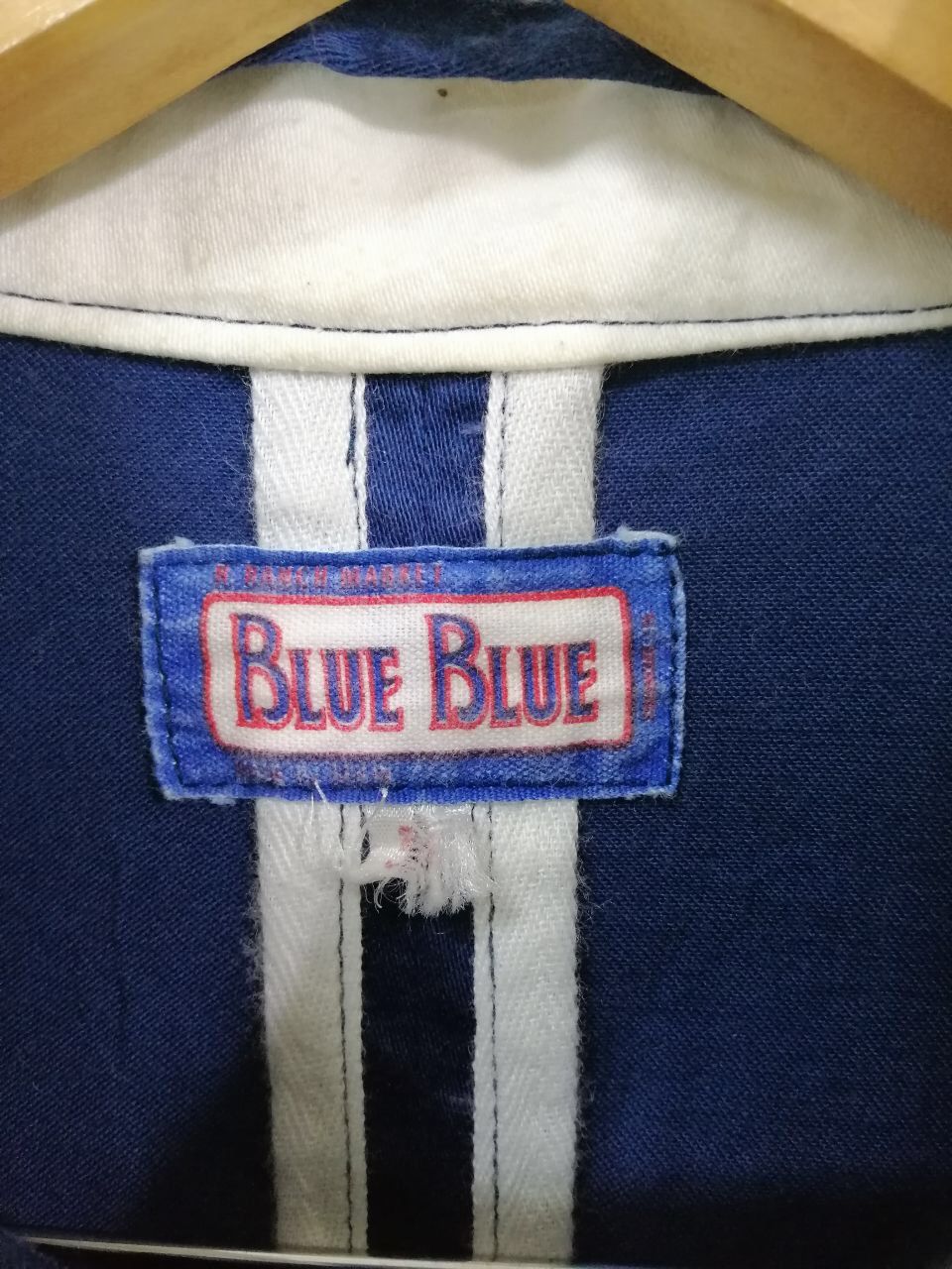Blue Blue Japan Blue Blue Mandarin Collar Jacket Design Chore Jacket Design Size US L / EU 52-54 / 3 - 3 Thumbnail