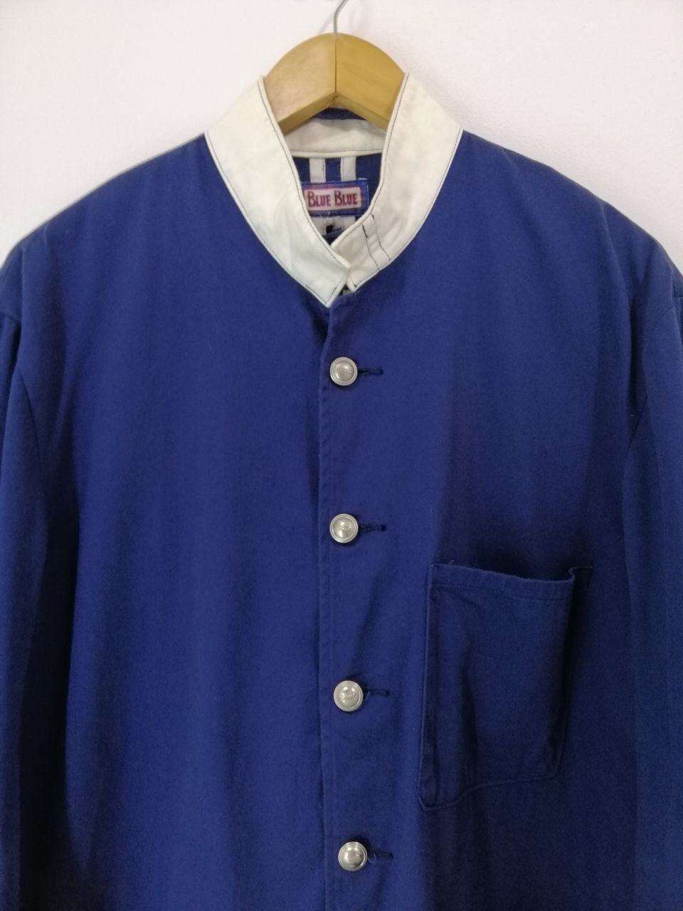 Blue Blue Japan Blue Blue Mandarin Collar Jacket Design Chore Jacket Design Size US L / EU 52-54 / 3 - 4 Thumbnail