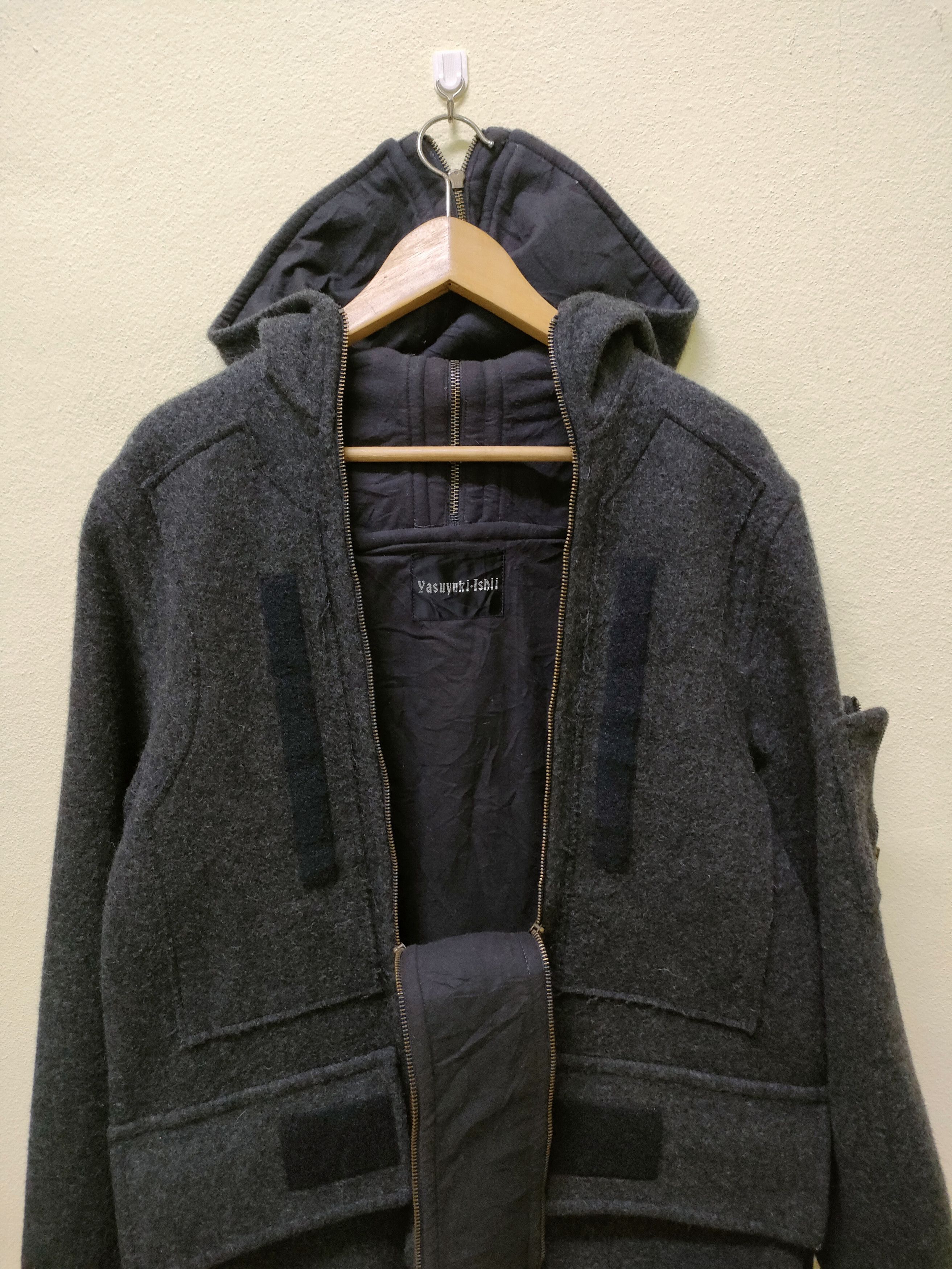 Yasuyuki Ishii Yasuyuki-Ishii Wool Jacket (Rare)🔥 Size US M / EU 48-50 / 2 - 12 Thumbnail