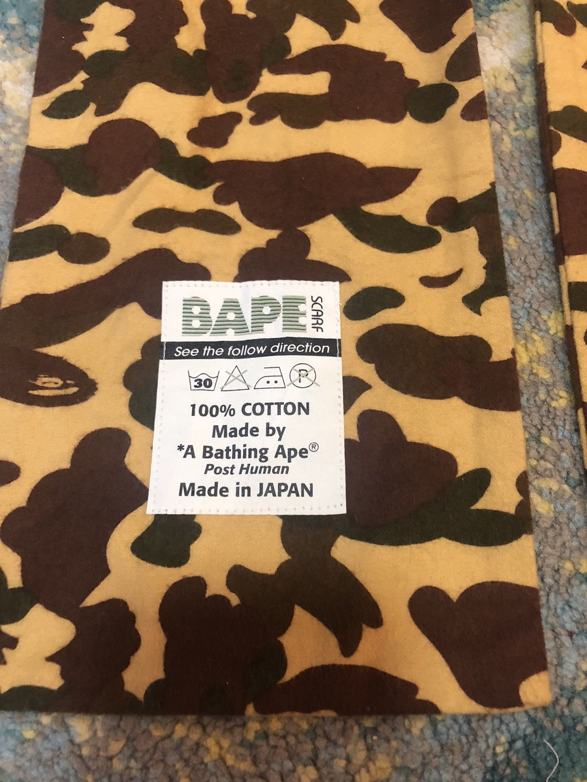Bape Vintage 1st Camo Scarf Size ONE SIZE - 4 Thumbnail